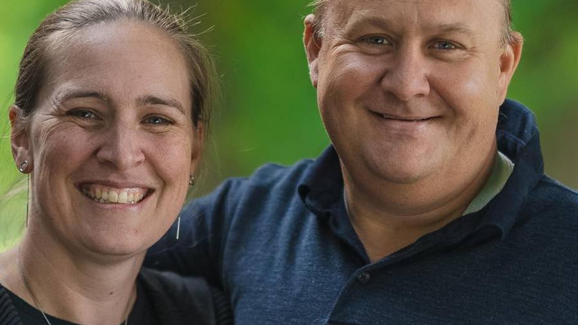 Jan Rune og kona Marion