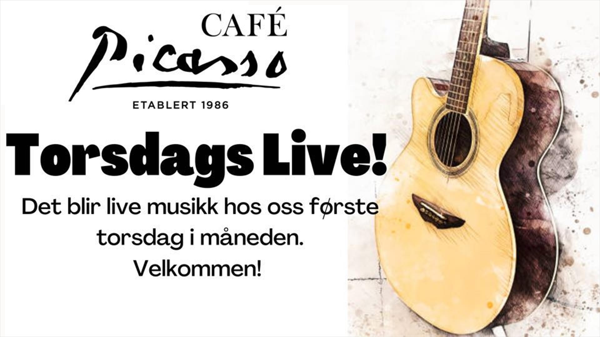 Livemusikk hver første torsdag i måneden