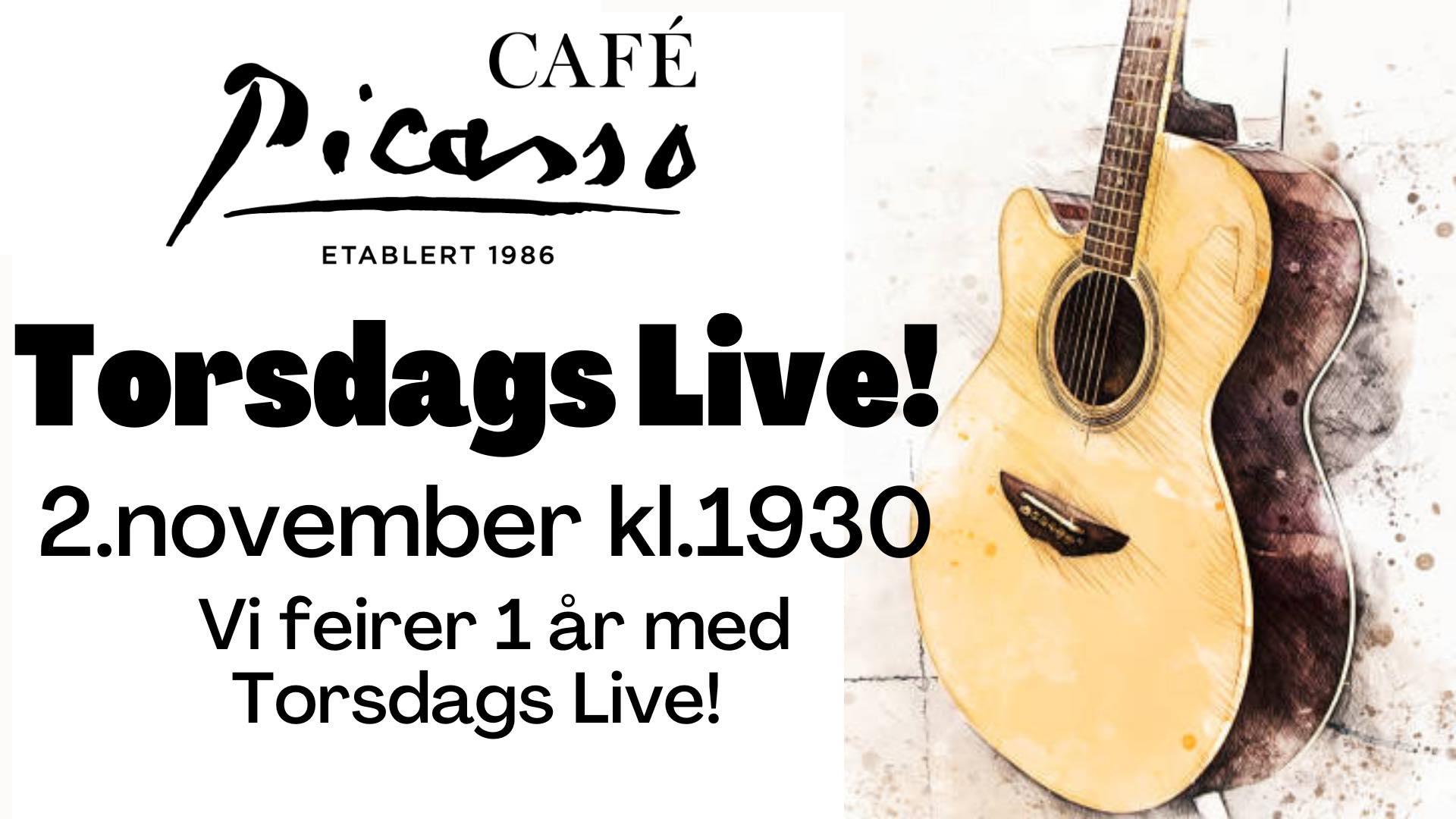 Vi feirer 1 år med torsdags live!
