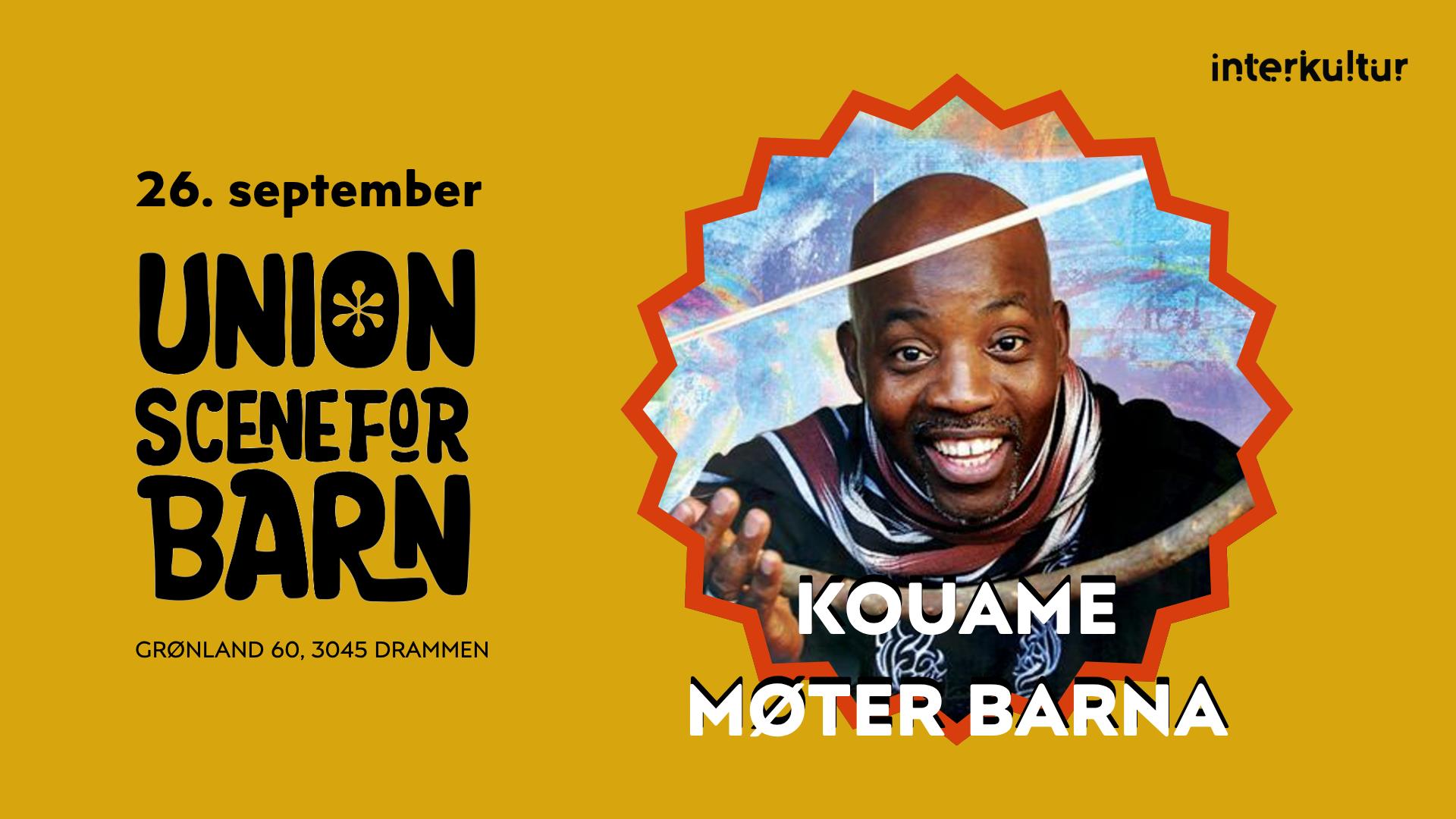 Kouame møter barna