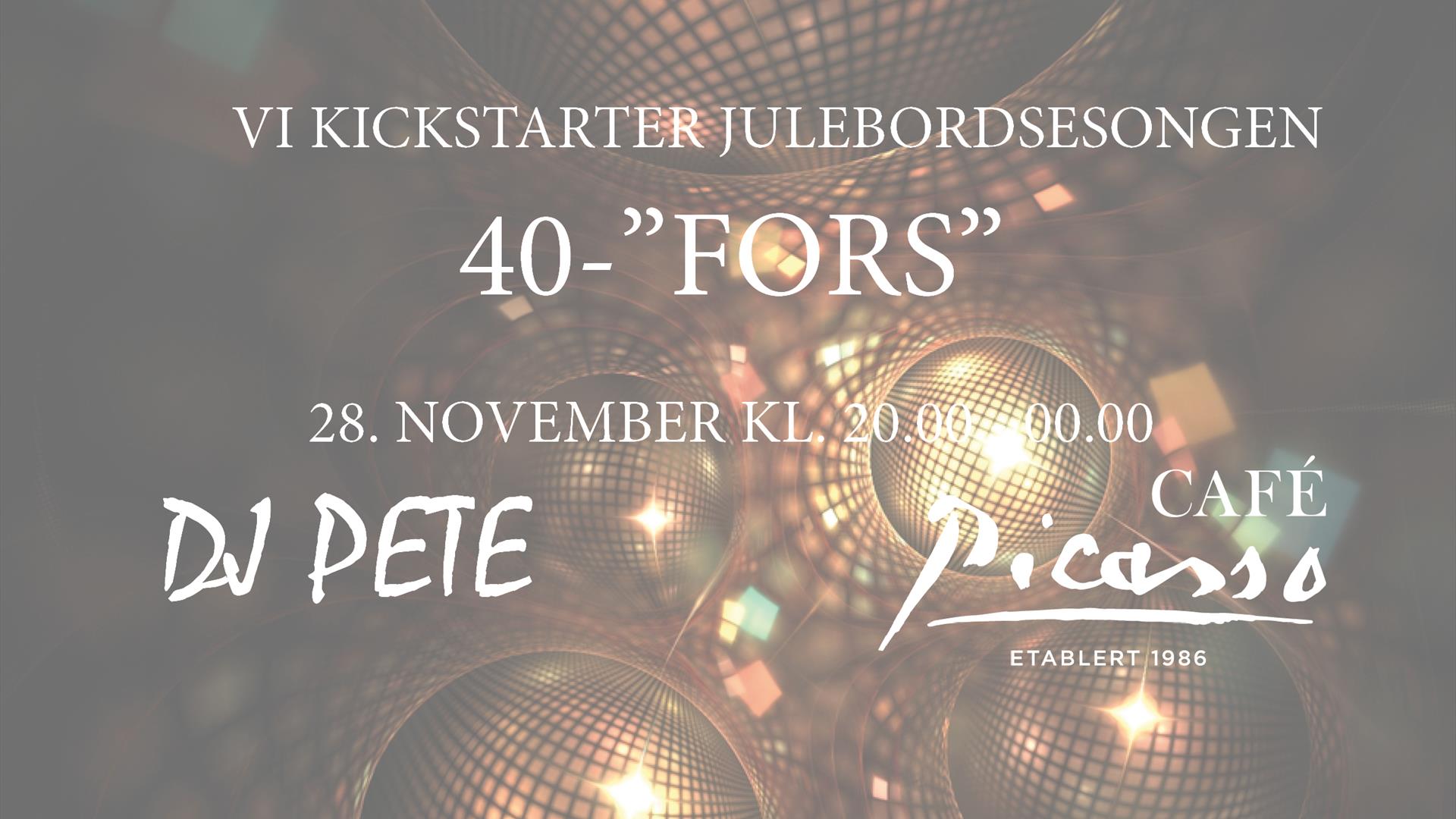 40 fors 28. november