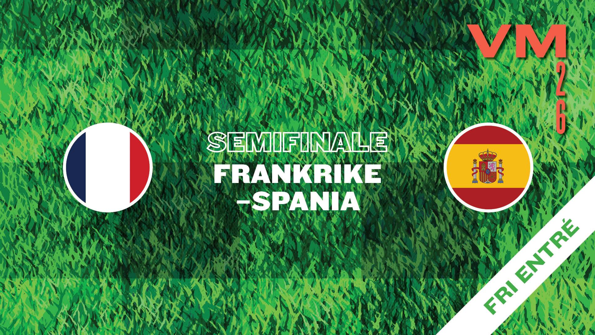 Frankrike–Spania / semifinale
