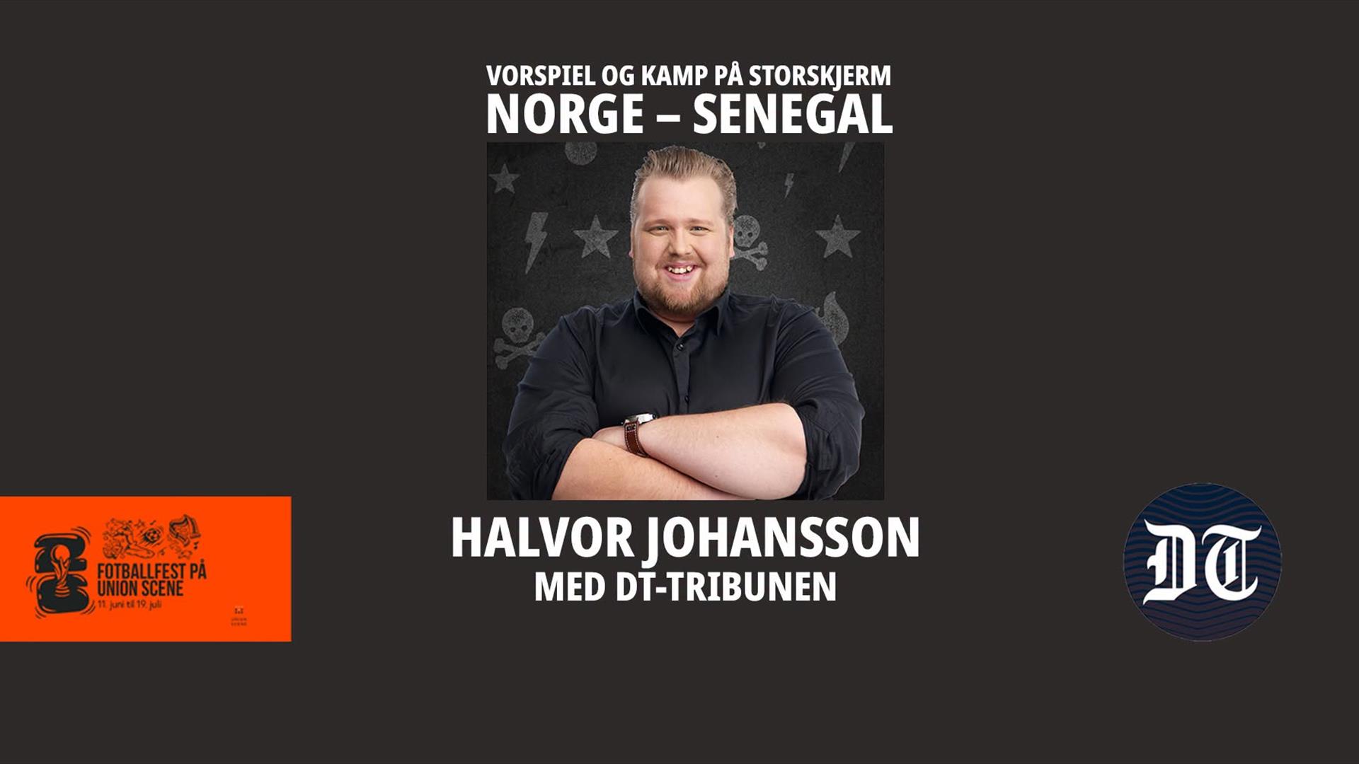 Halvor Johansson gjester DT-tribunen før Norge møter Senegal.