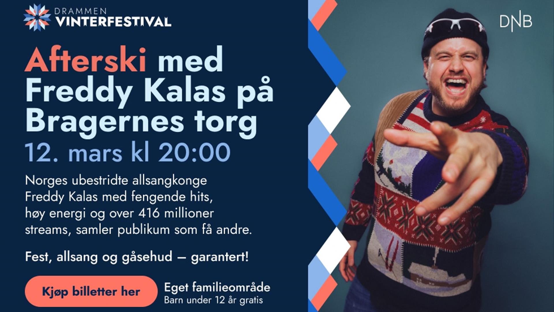Freddy Kalas på Drammen Vinterfestival