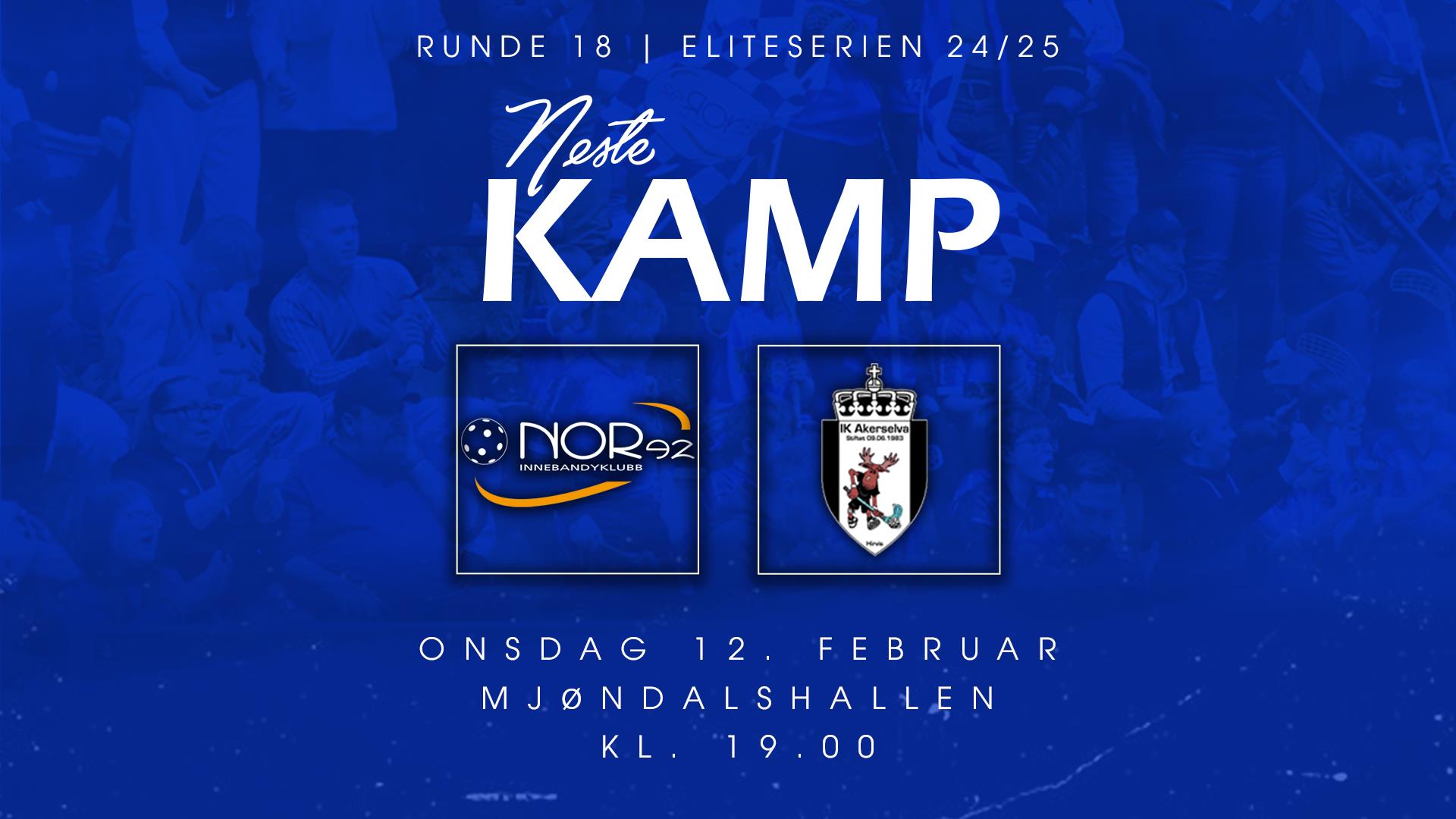 Kamp i Mjøndalshallen på onsdag!