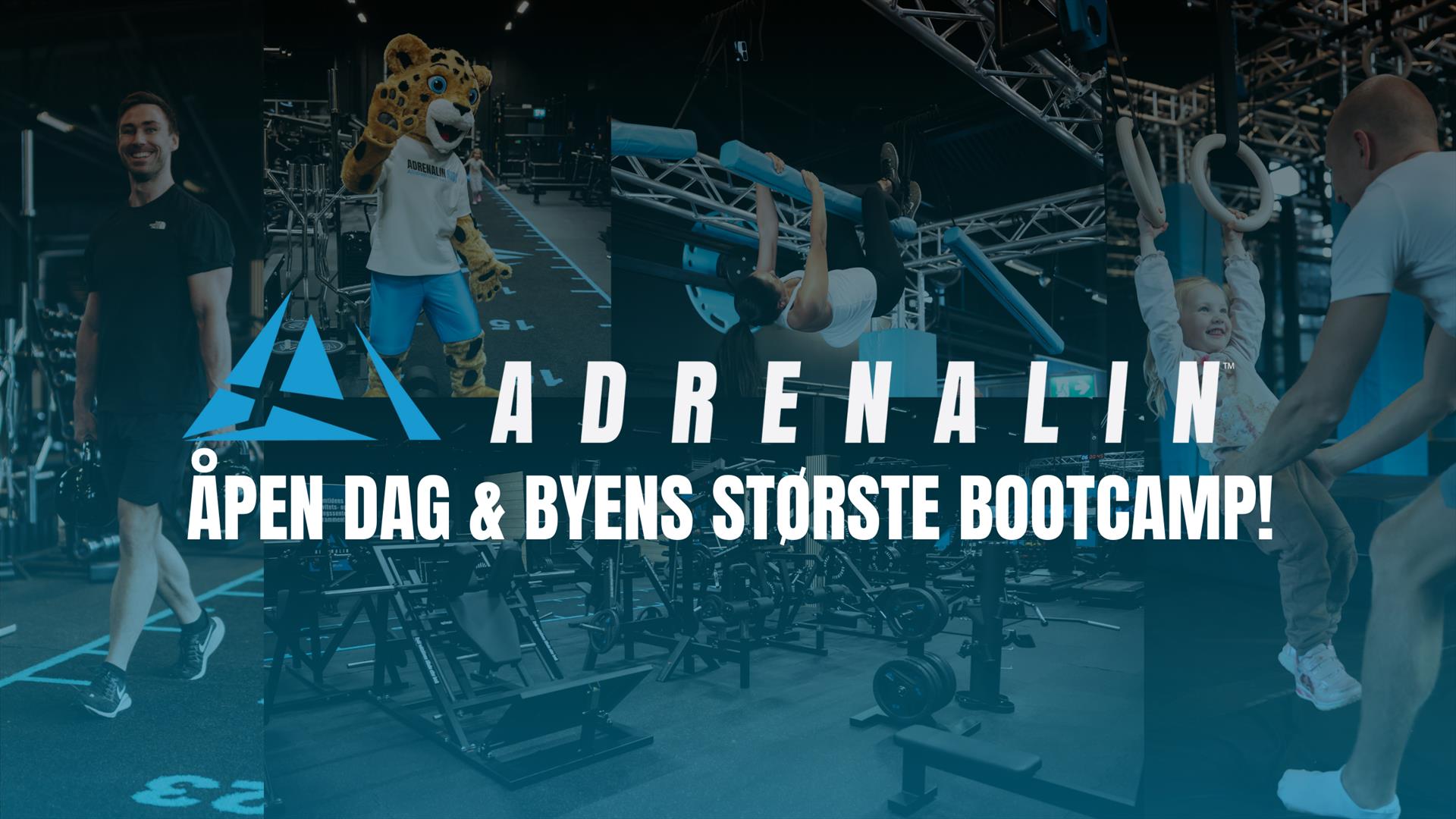 Åpen dag og Byens største bootcamp på Adrenalin