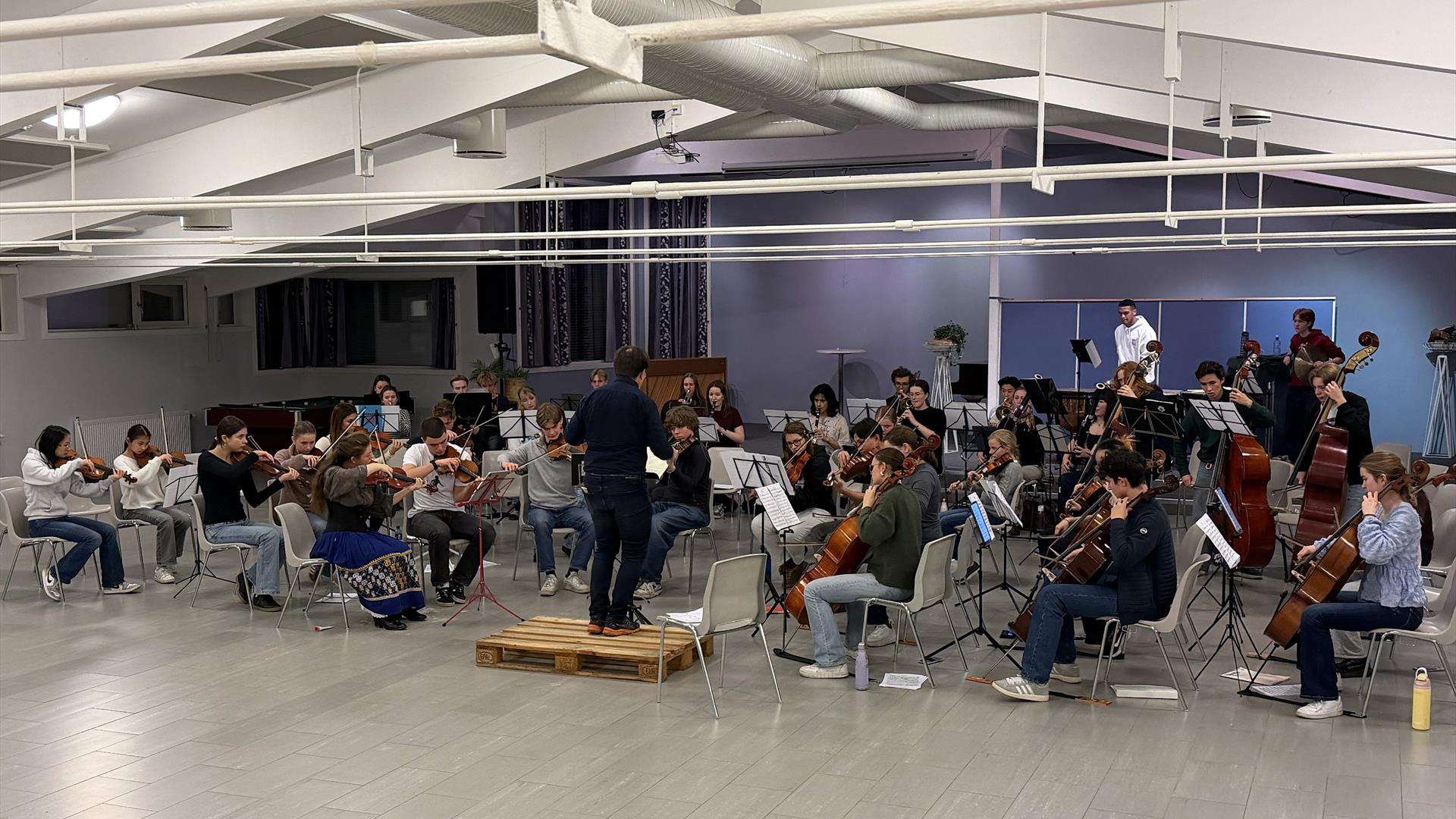 Buso + ØUO fra fellesøving på Oven. Foto: Øystein Vingerhagen