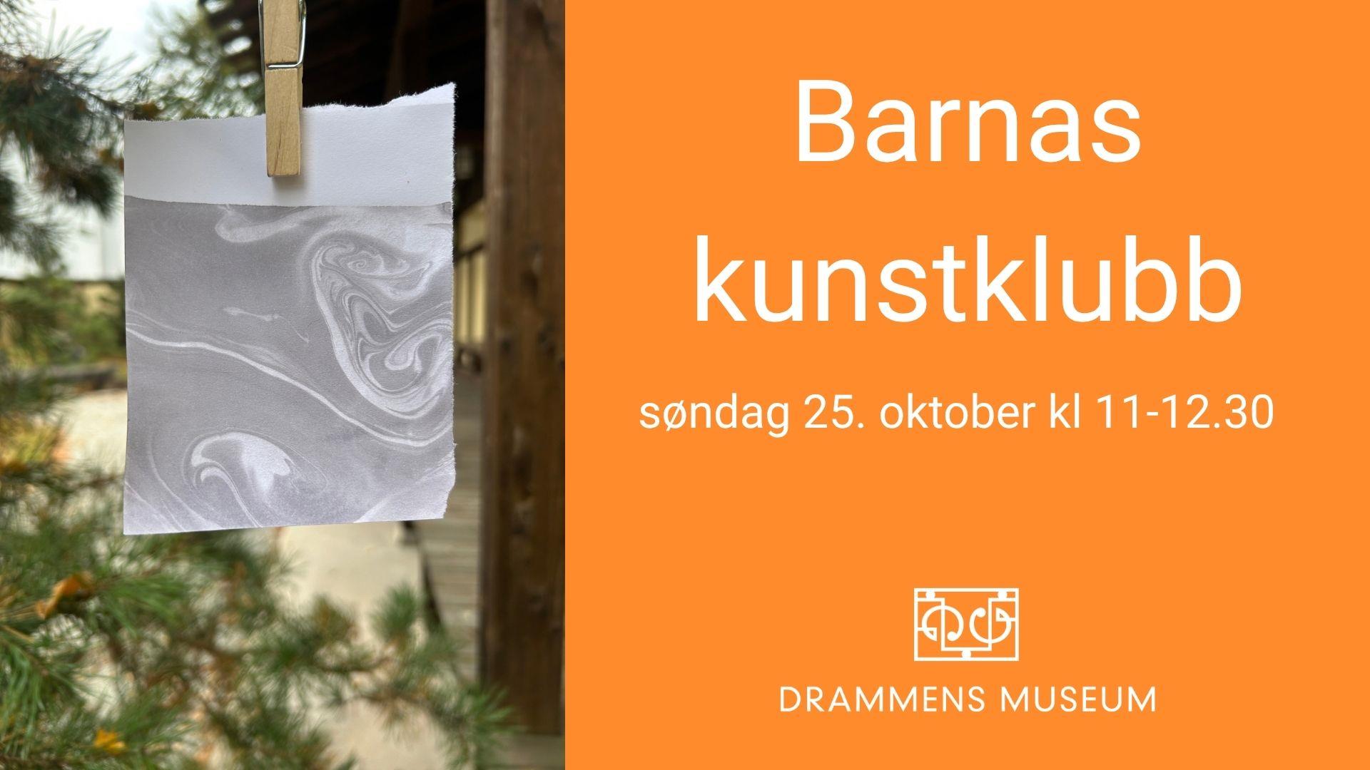 Barnas kunstklubb søndag 25. oktober