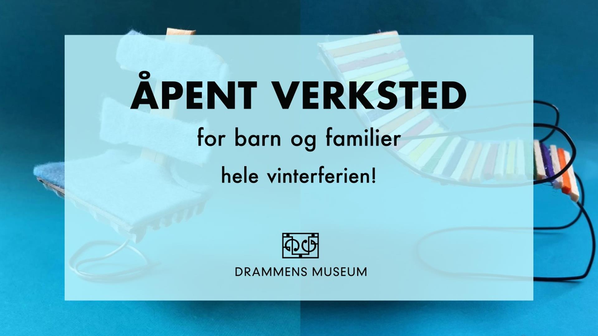 Velkommen til åpent verksted i vinterferien!