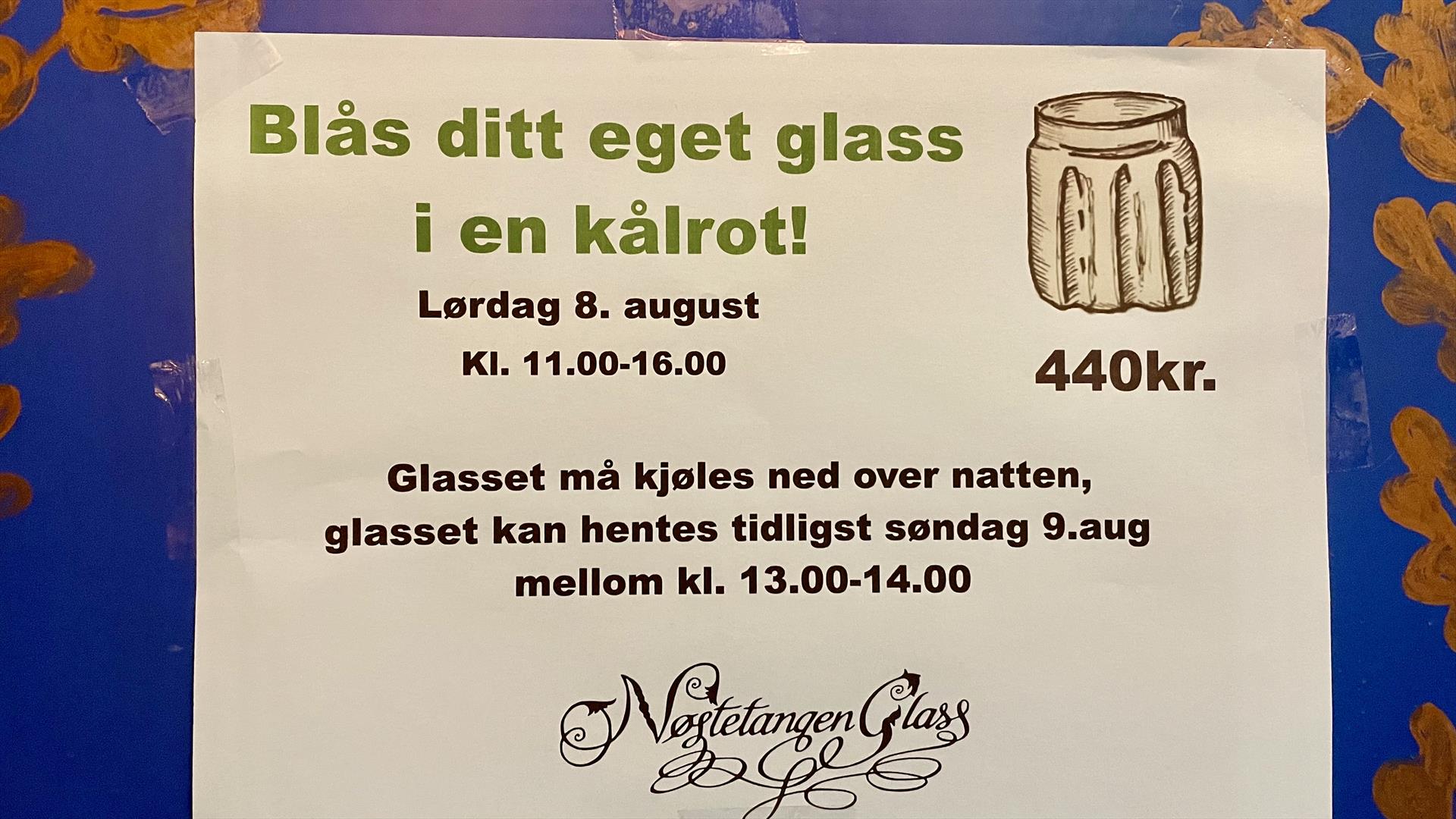 BLÅS DITT EGET GLASS!