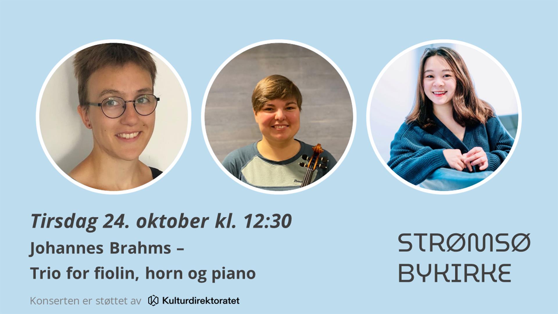 Brahms horntrio i Strømsø bykirke
