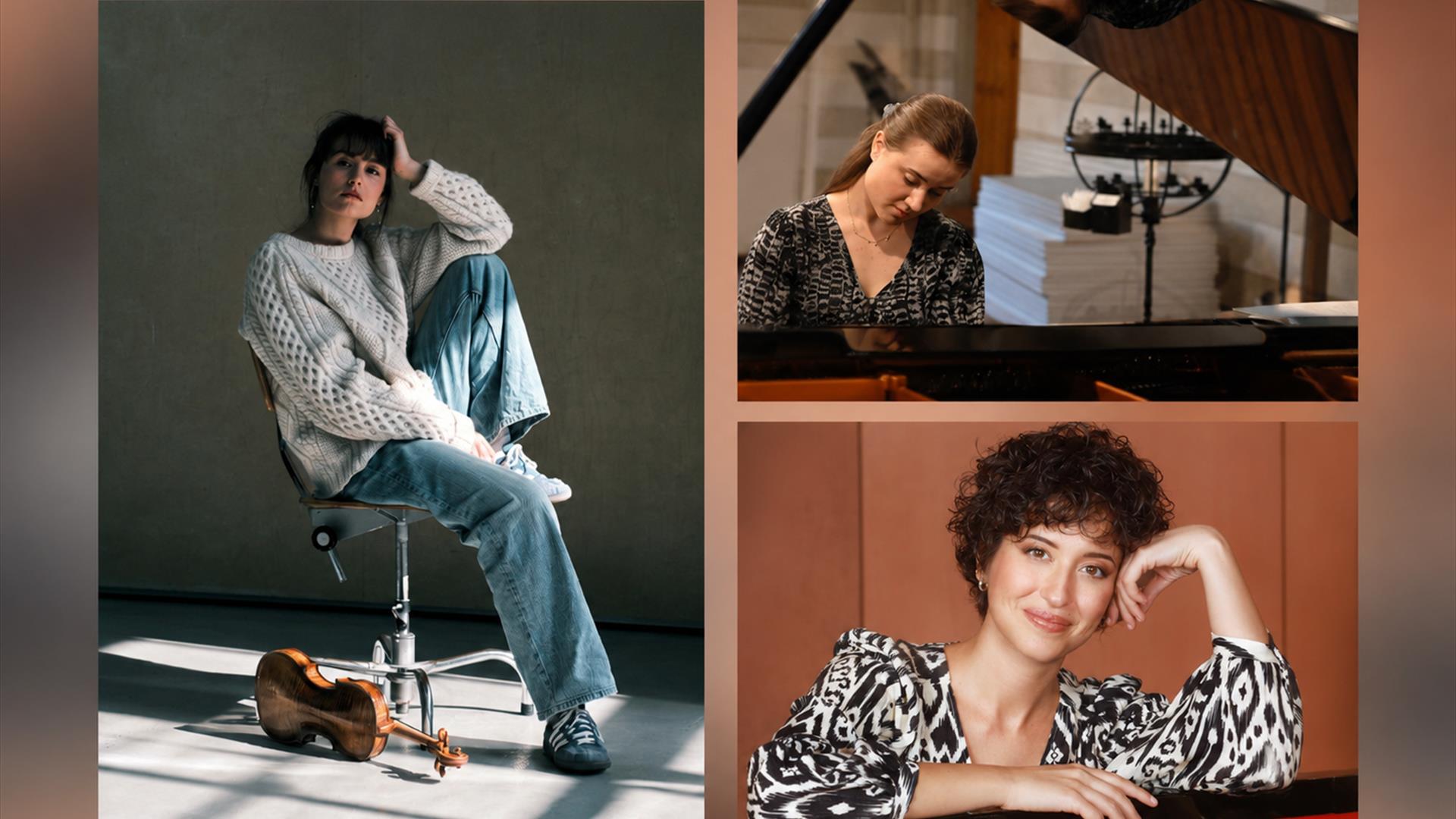 Utøvere: Viktoria Arnesen-piano, Synneva Rolland Sørensen-fiolin, Carlotta Masci-piano