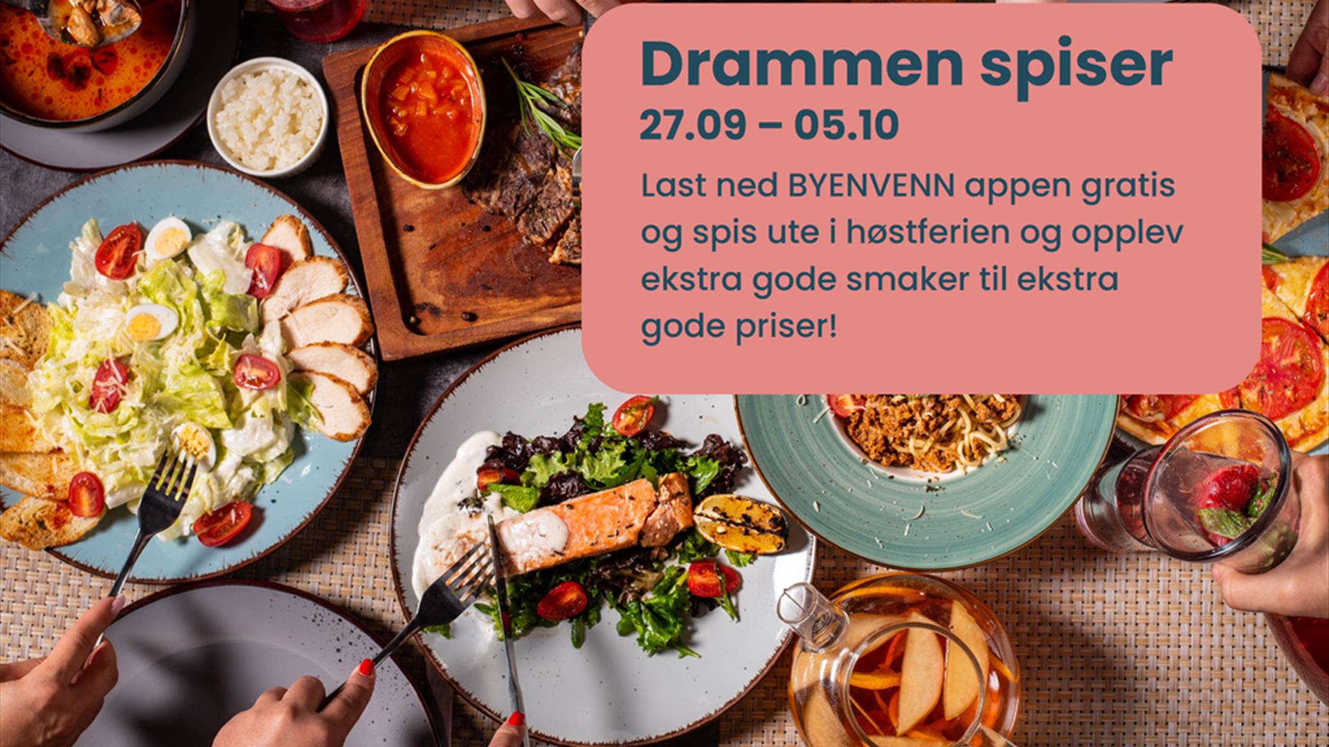 Drammen spiser