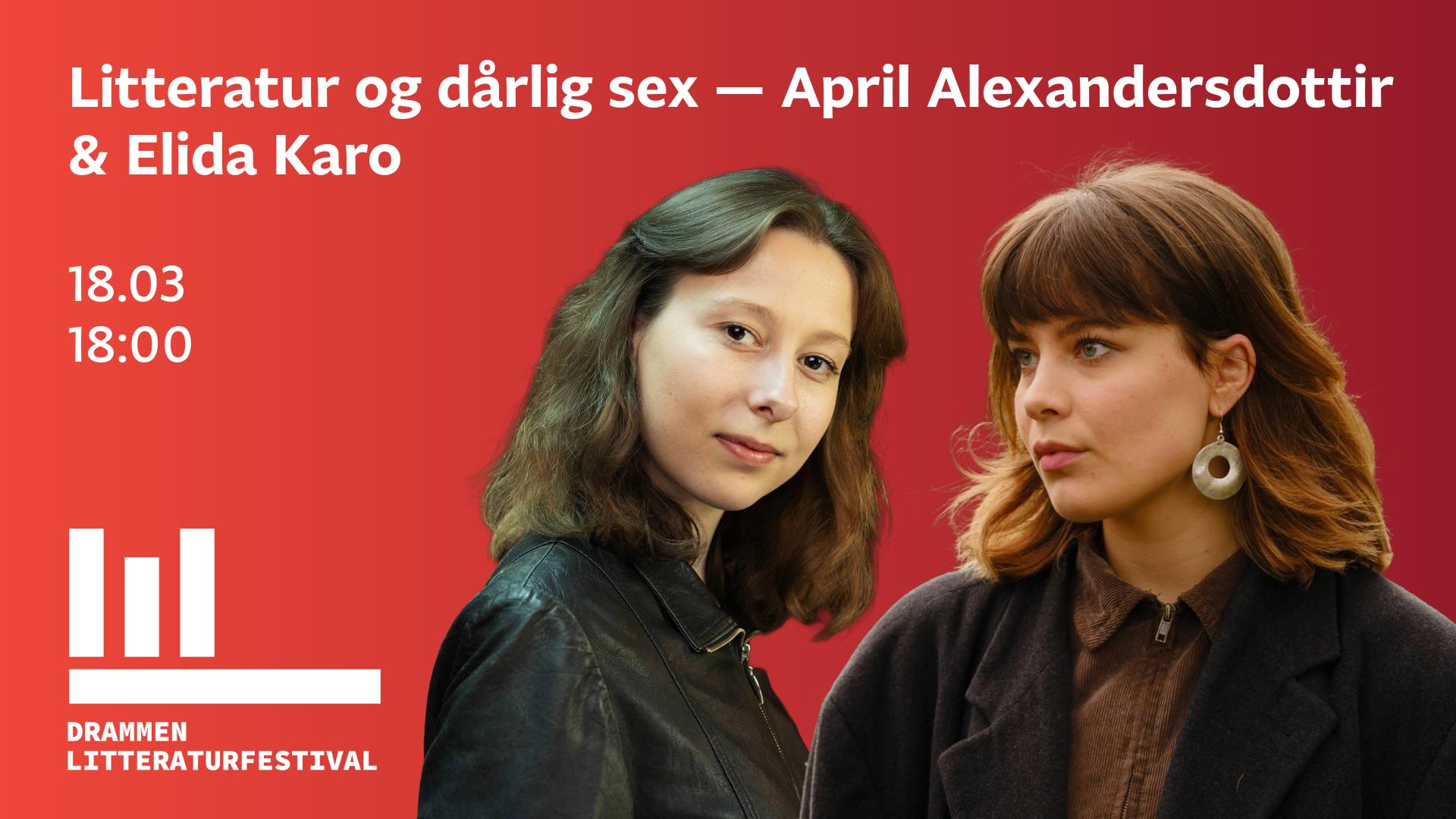 Plakat til Drammen litteraturfestival