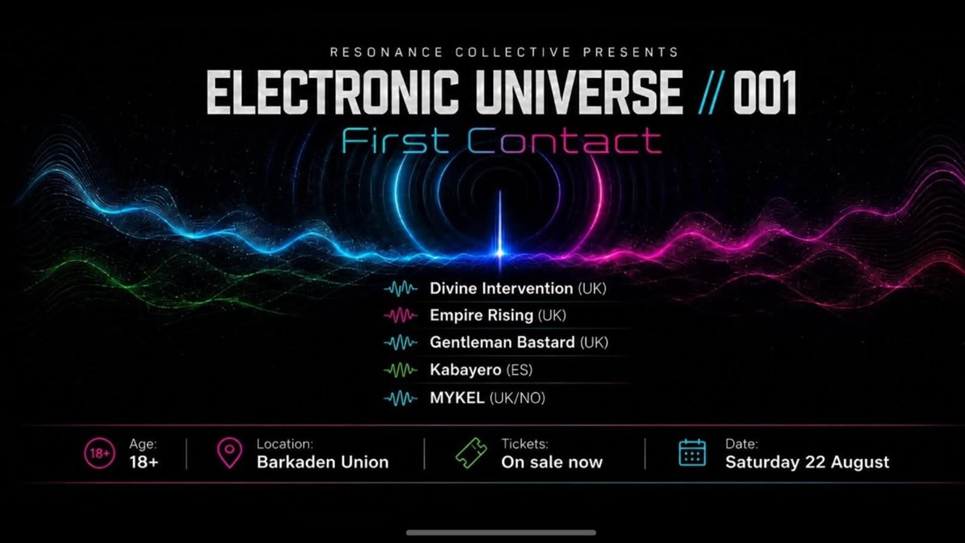 ELECTRONIC UNIVERSE // 001: FIRST CONTACT