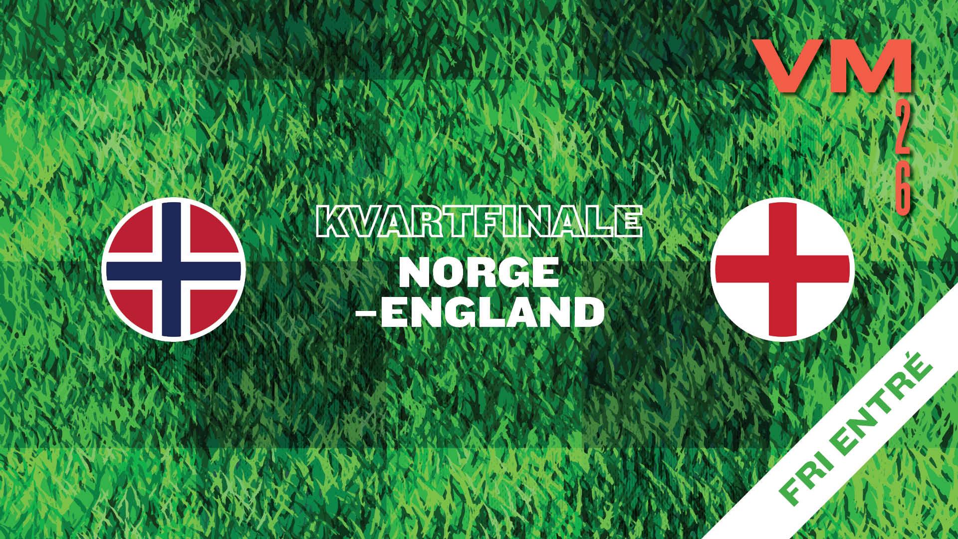 Norge–England / Kvartfinale