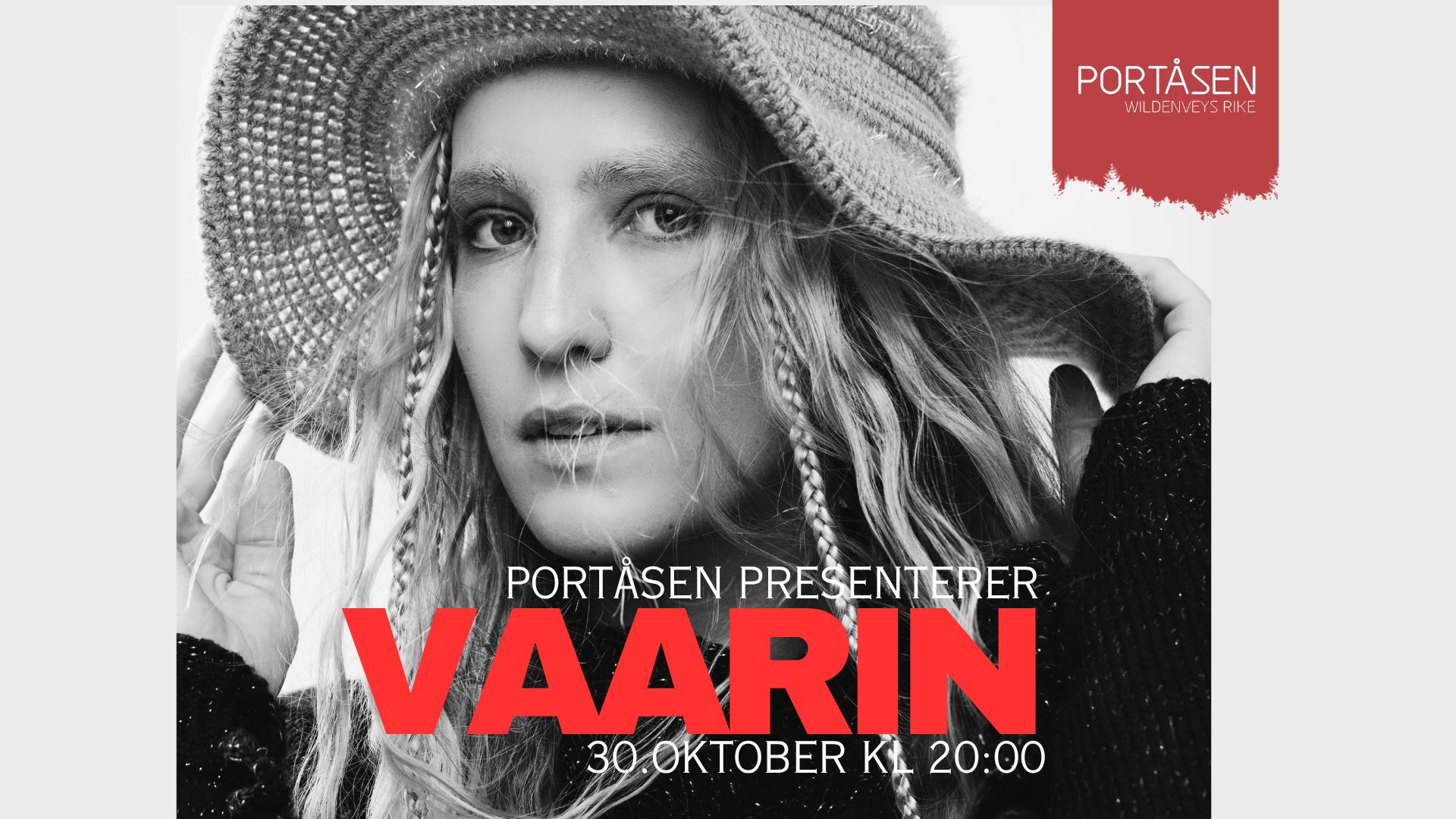 Vaarin til Portåsen 30. oktober kl.20.
