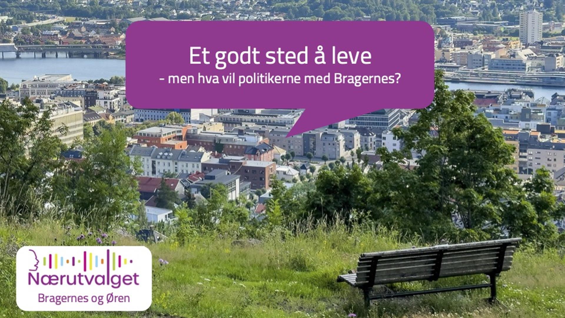 Folkemøte - Et godt sted å leve - men, hva vil politikerne med Bragernes?