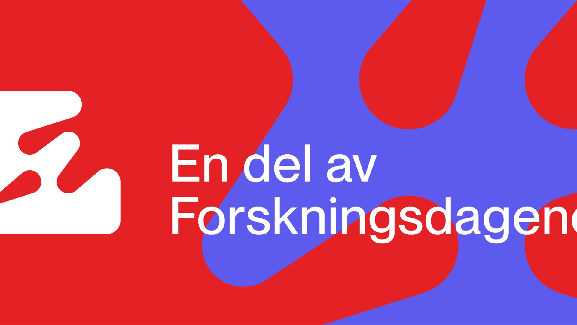 Logo av Forskningsdagene med teksten en del av Forskningsdagene