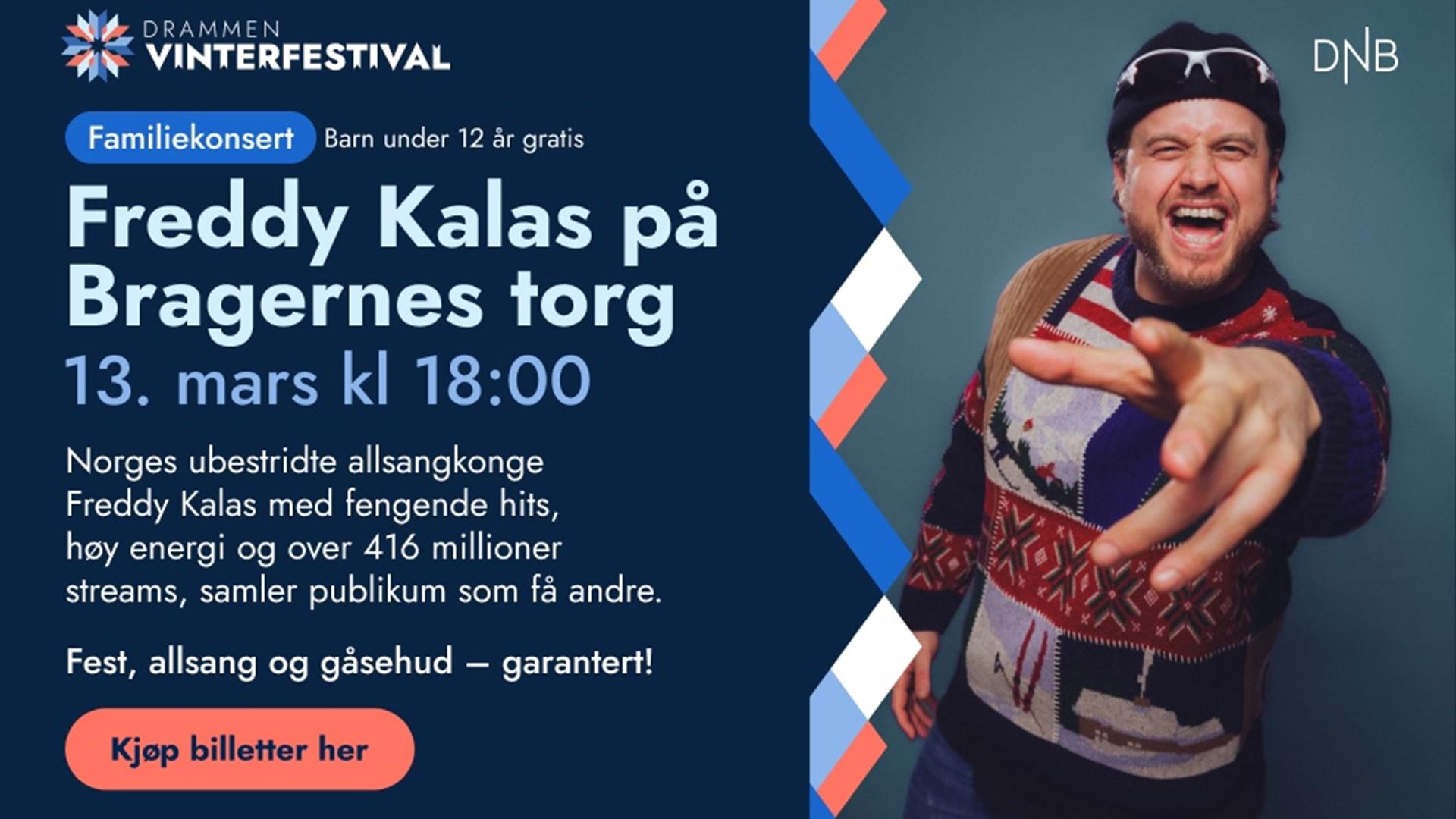 Konsert/Afterski på TORGET med Freddy Kalas