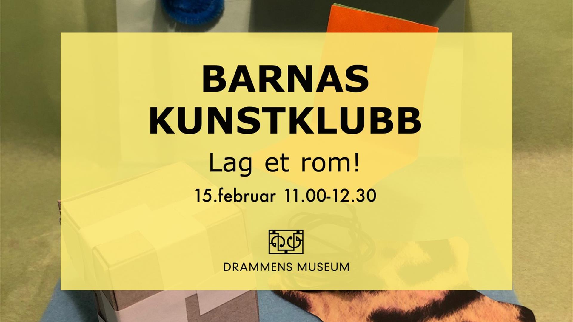 Velkommen til Barnas Kunstklubb 15.februar!