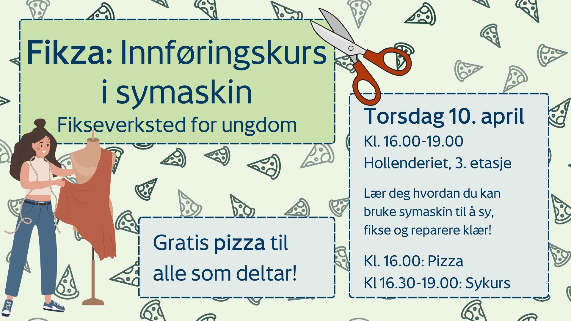 Fikza: Innføringskurs i symaskin