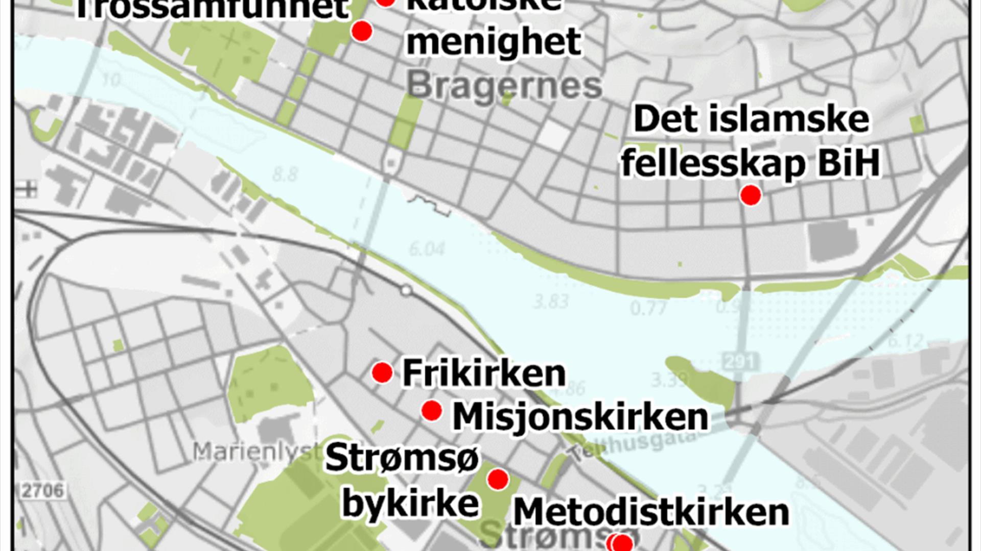 Hellige rom i Drammen