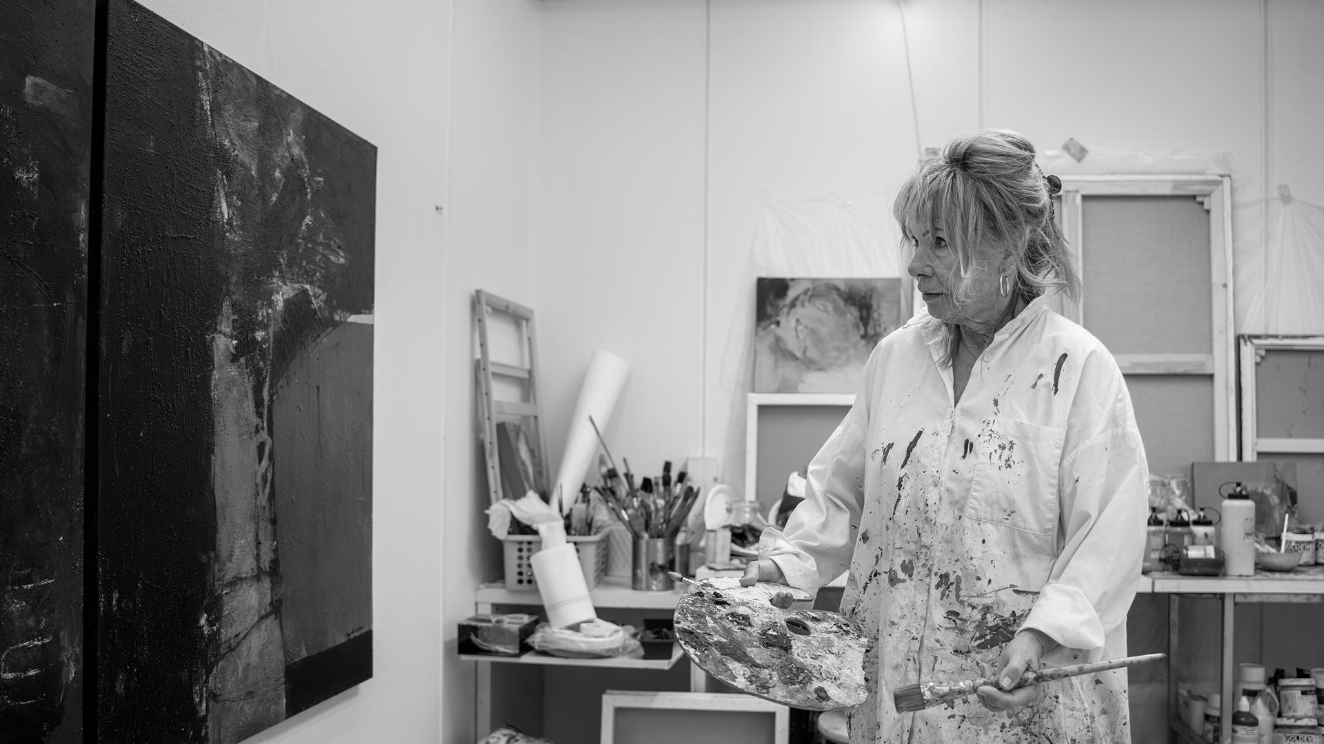 Kunstneren i sitt atelier
