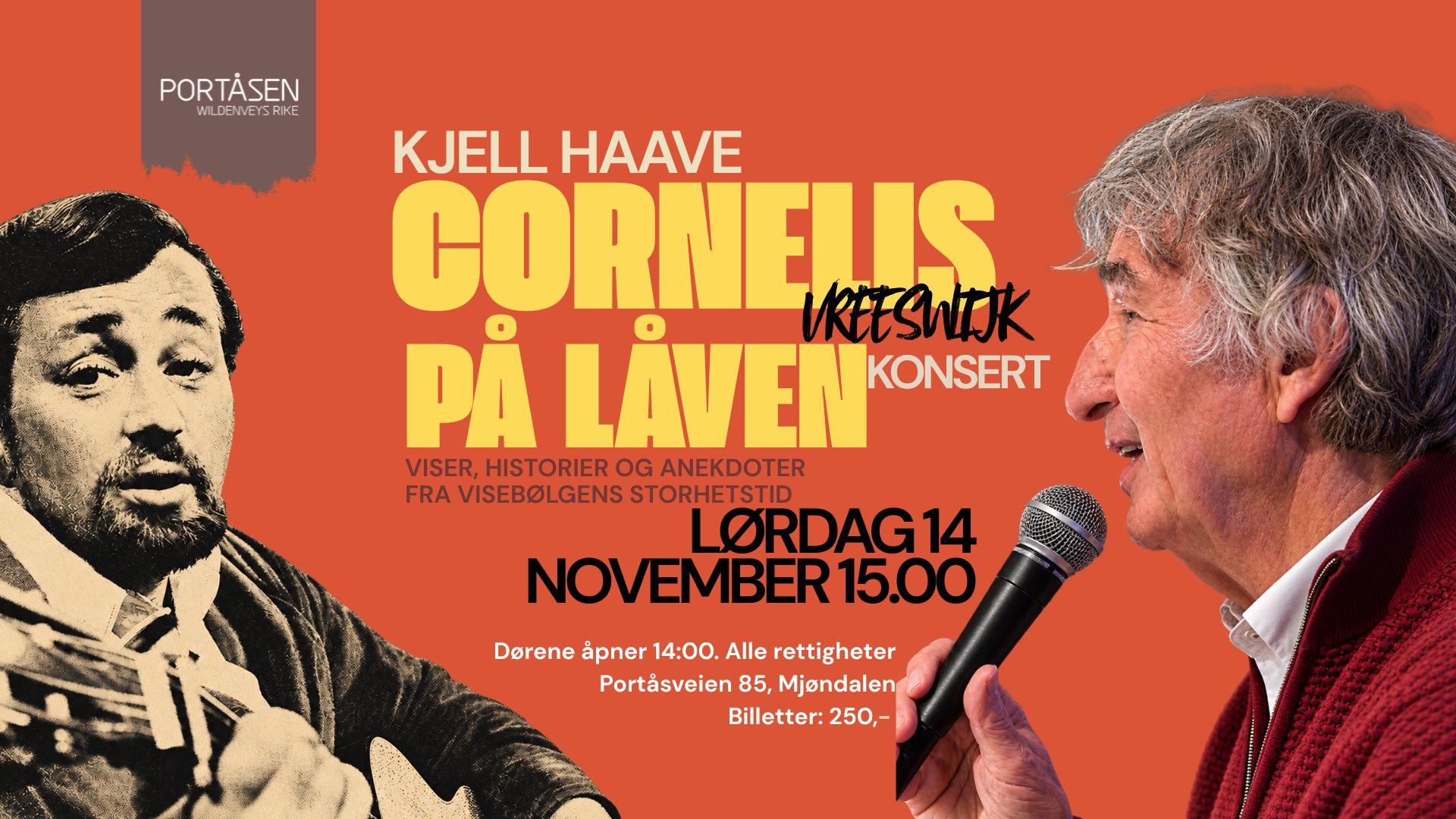 Kjell Haave formidler Cornelis Vreeswijk på Portåsen