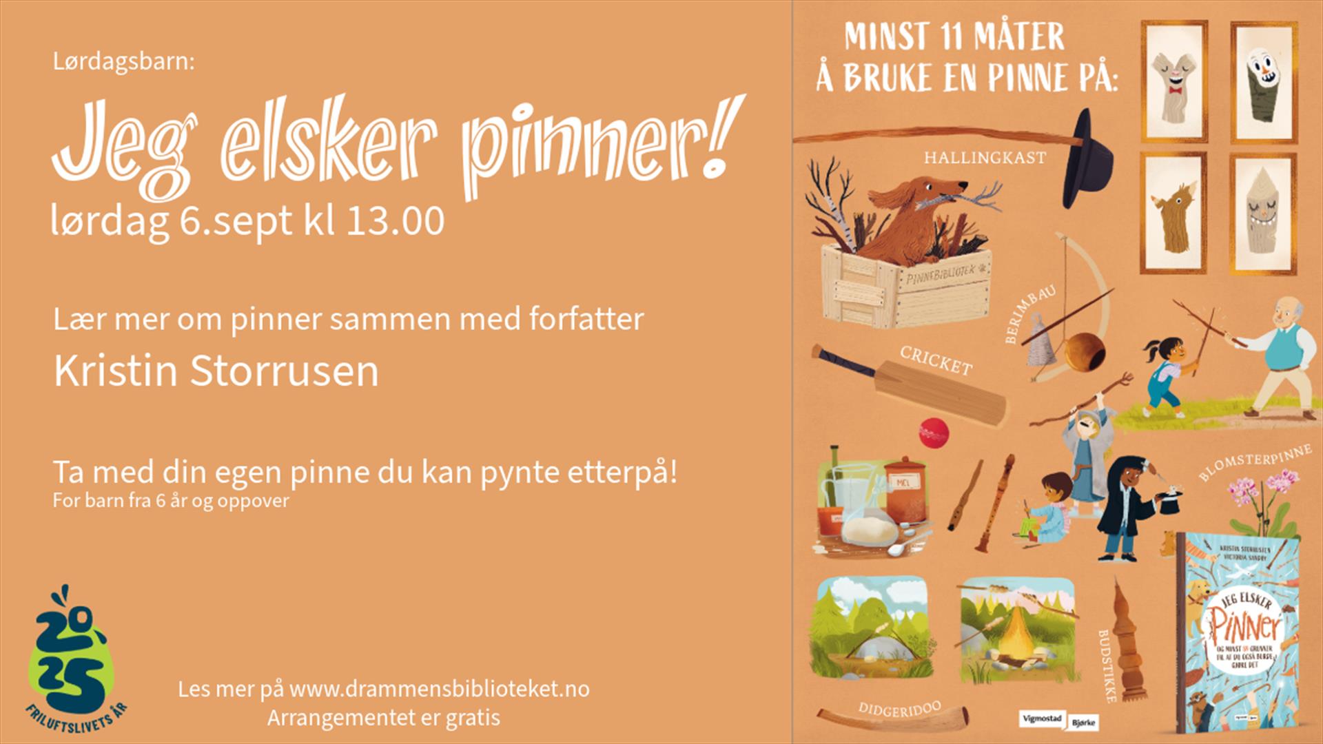 Jeg elsker pinner!
