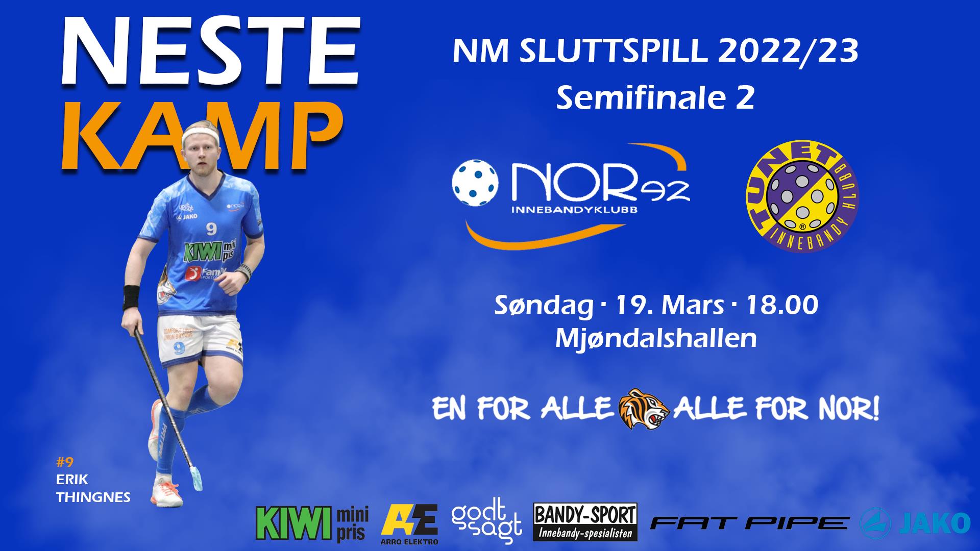 NM semifinale NOR 92 - Tunet
