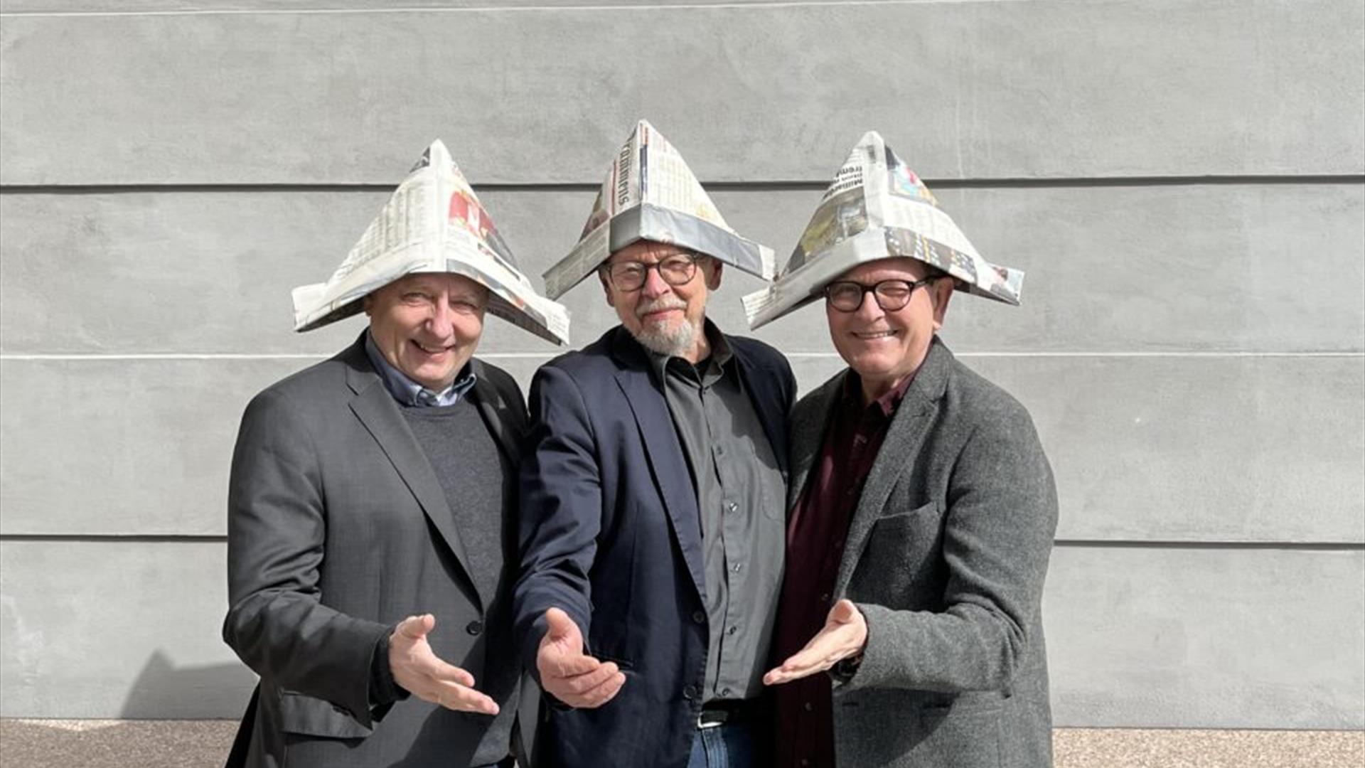 Pinne på nesa - fortellertrioen