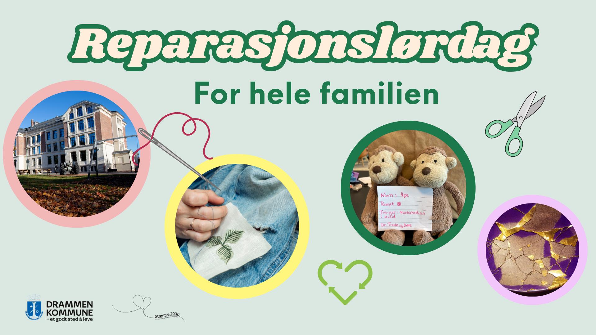 Reparasjonslørdag - et arrangement i forbindelse med Klimafestivalen §112 Drammen