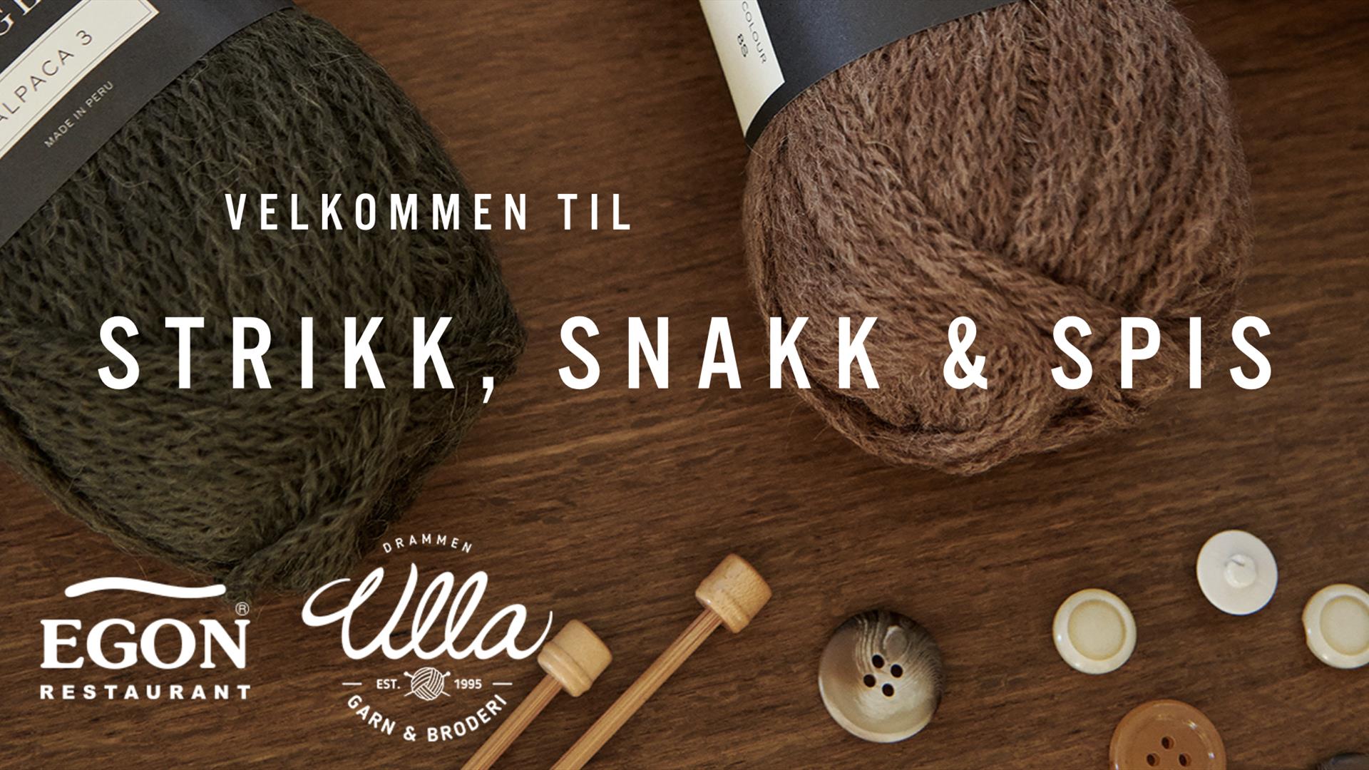 Strikk, snakk og spis