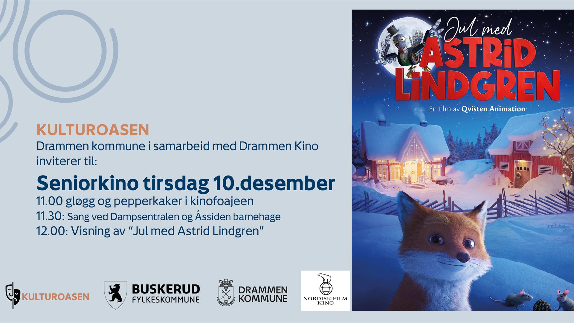 Seniorkino "Jul med Astrid Lindgren"