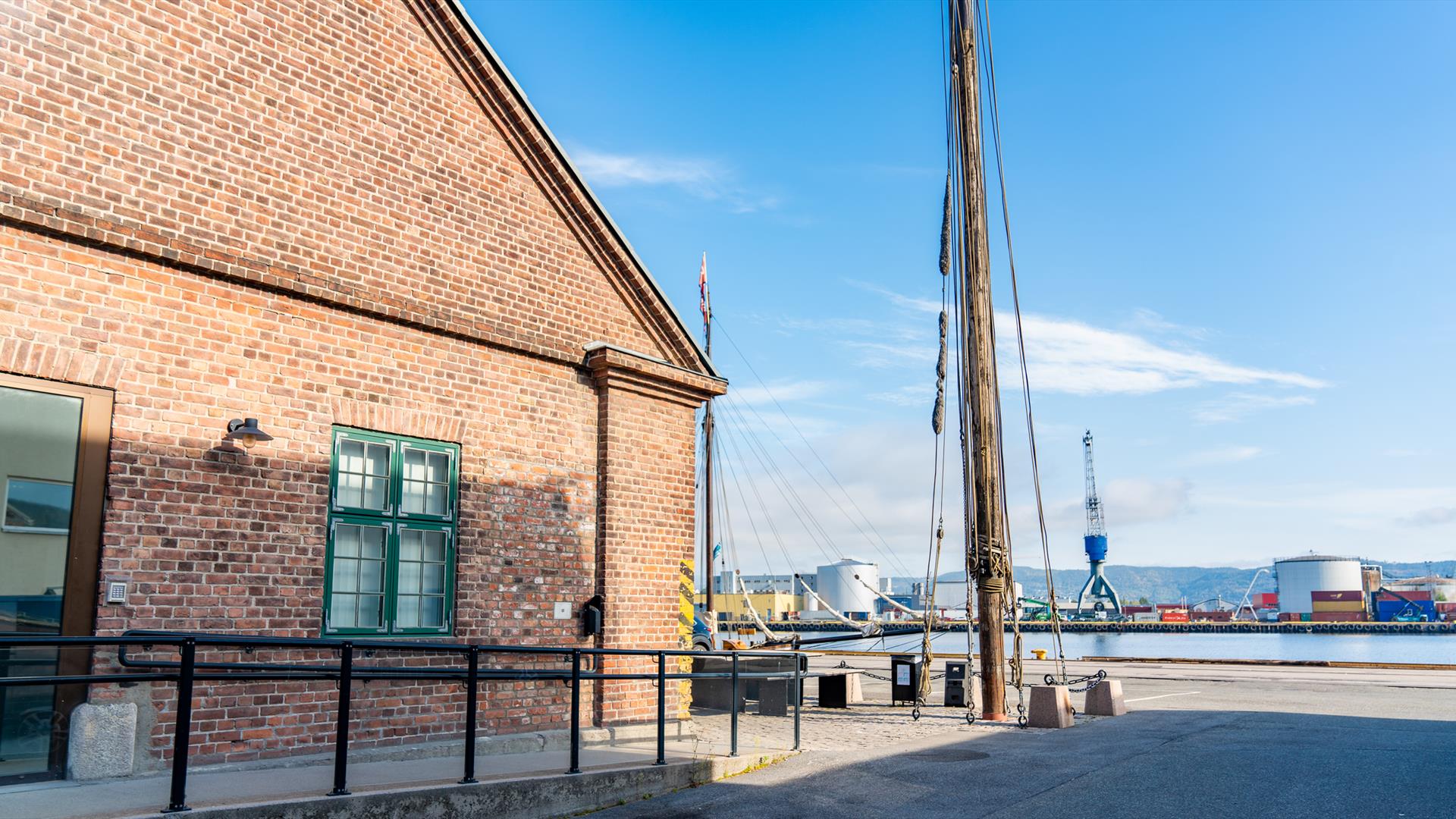 Skur 1 - Maritim Storstue. Foto: Drammen Havn