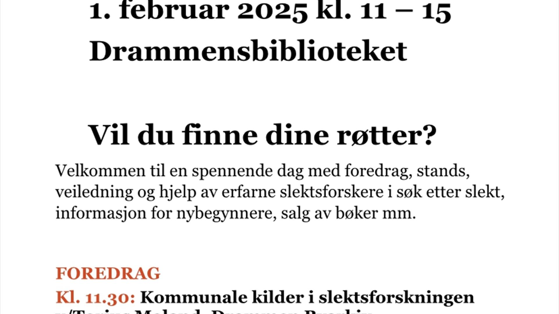 Slektsdagen 2025