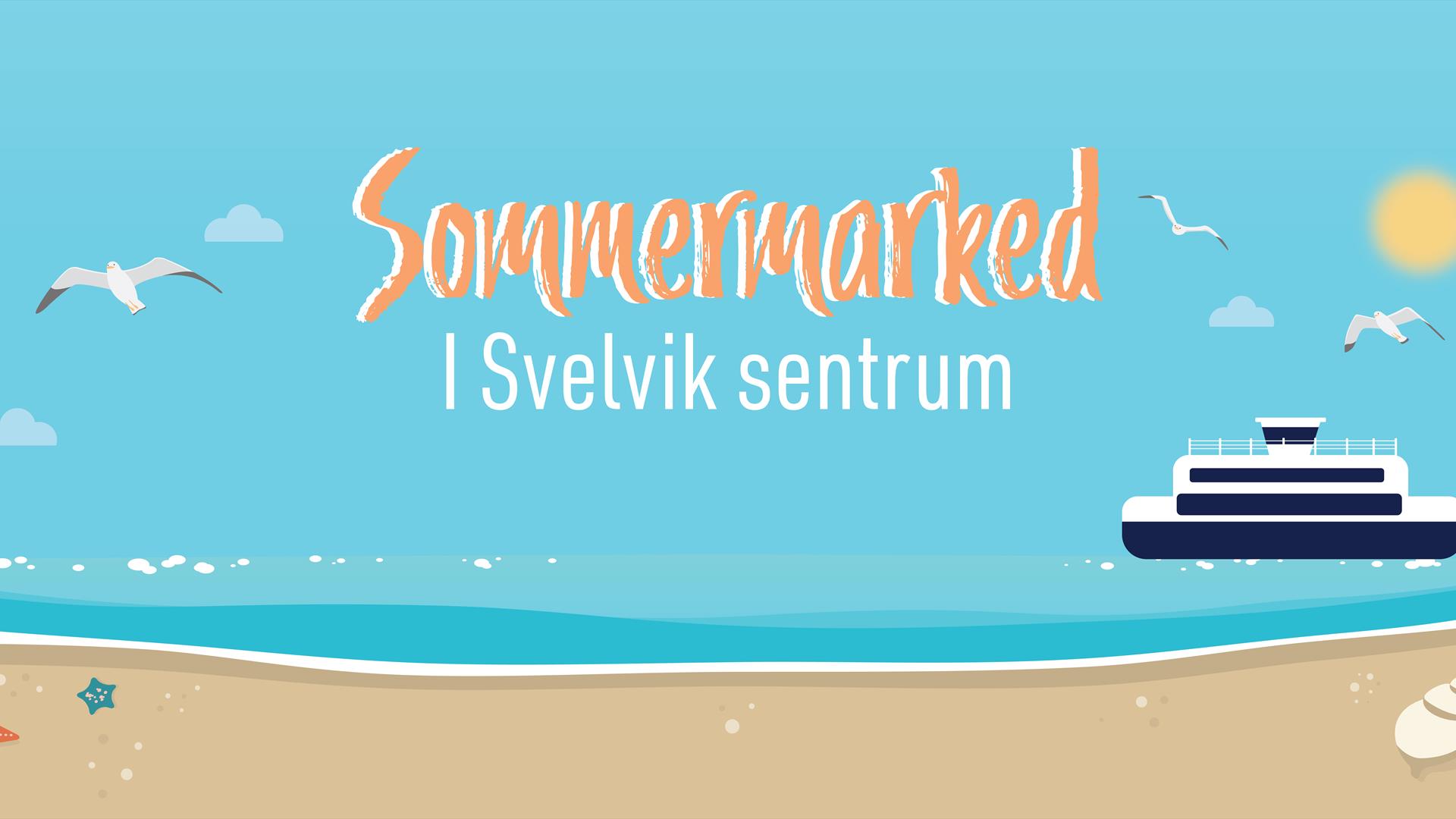 Sommermarked i Svelvik