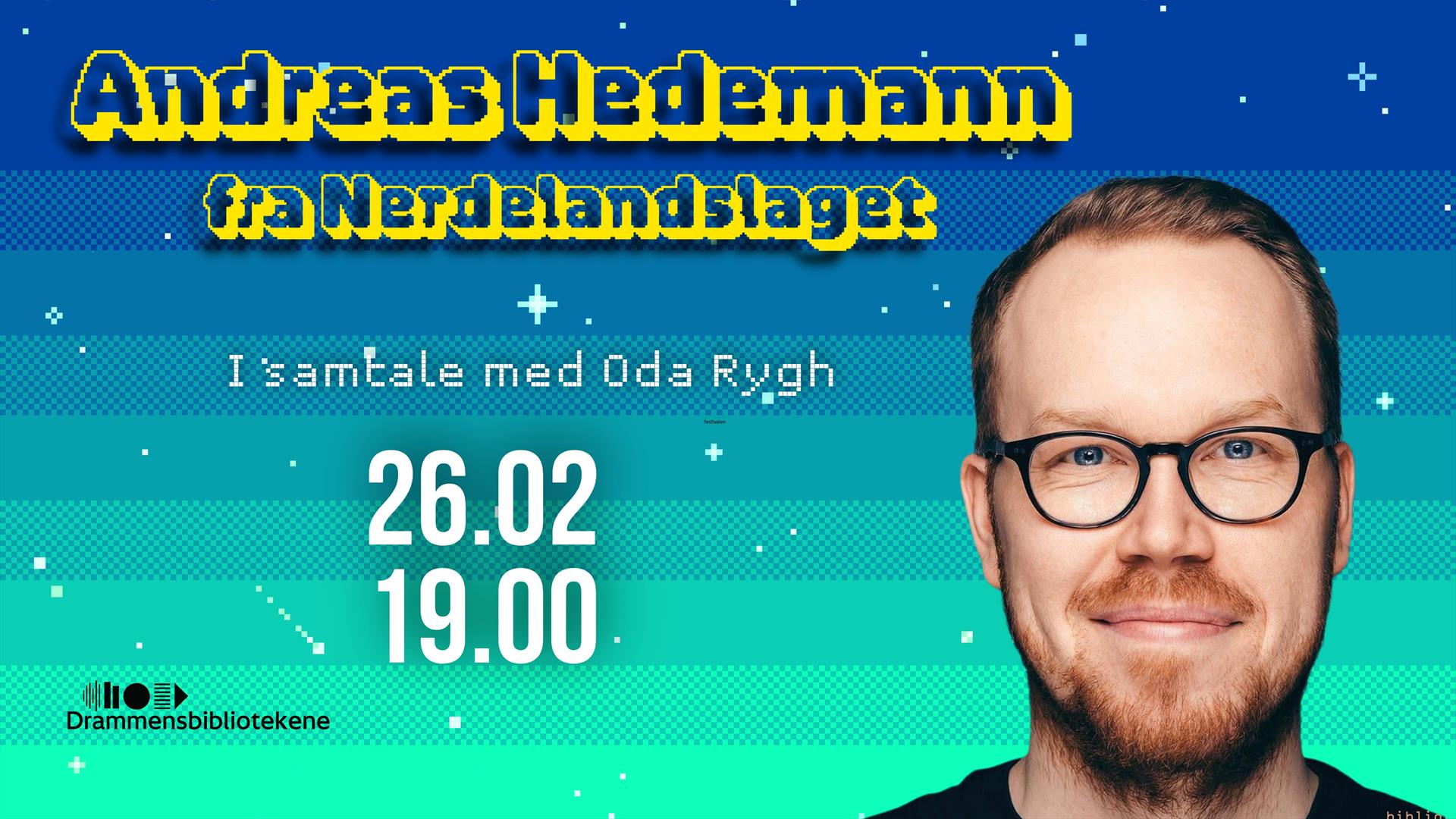 Velkommen til bokprat med Andreas Hedemann om gaming