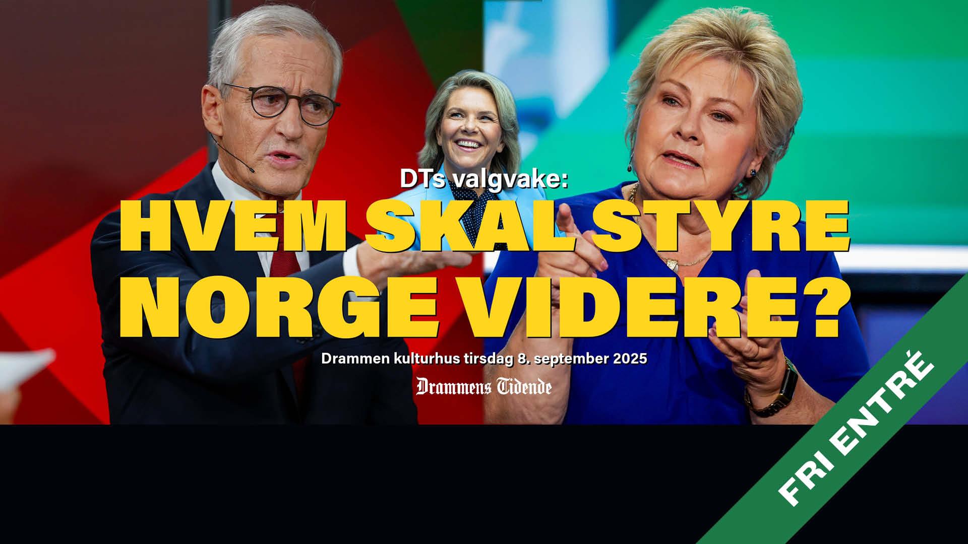 DTs valgvake på Kulturhuset. Arrangementet er gratis