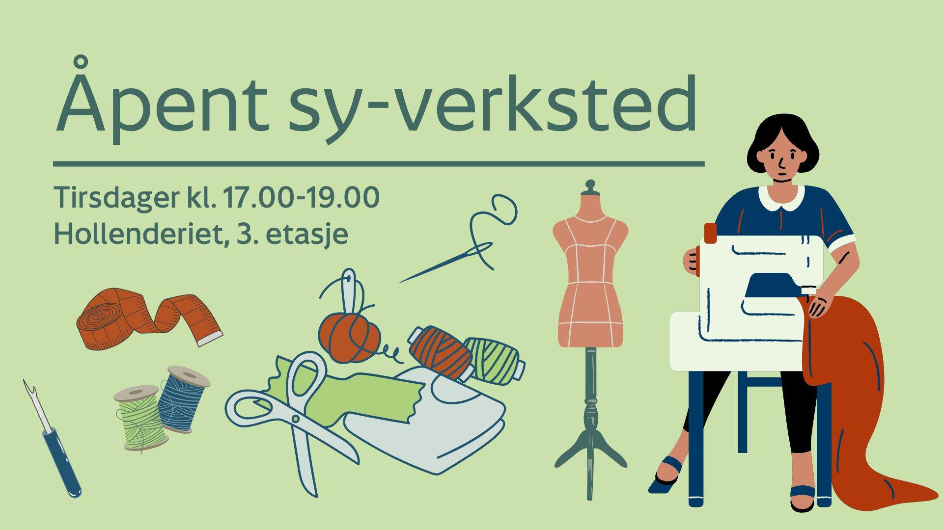 Åpent sy-verksted