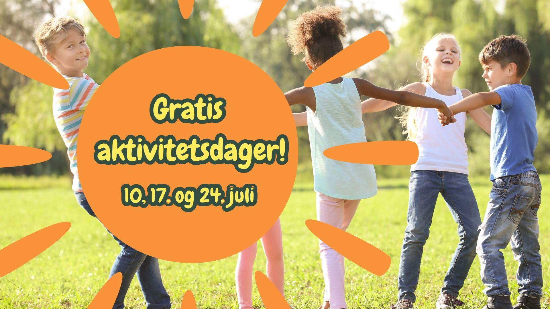 I juli er det gratis aktivitetsdager på Fossesholm