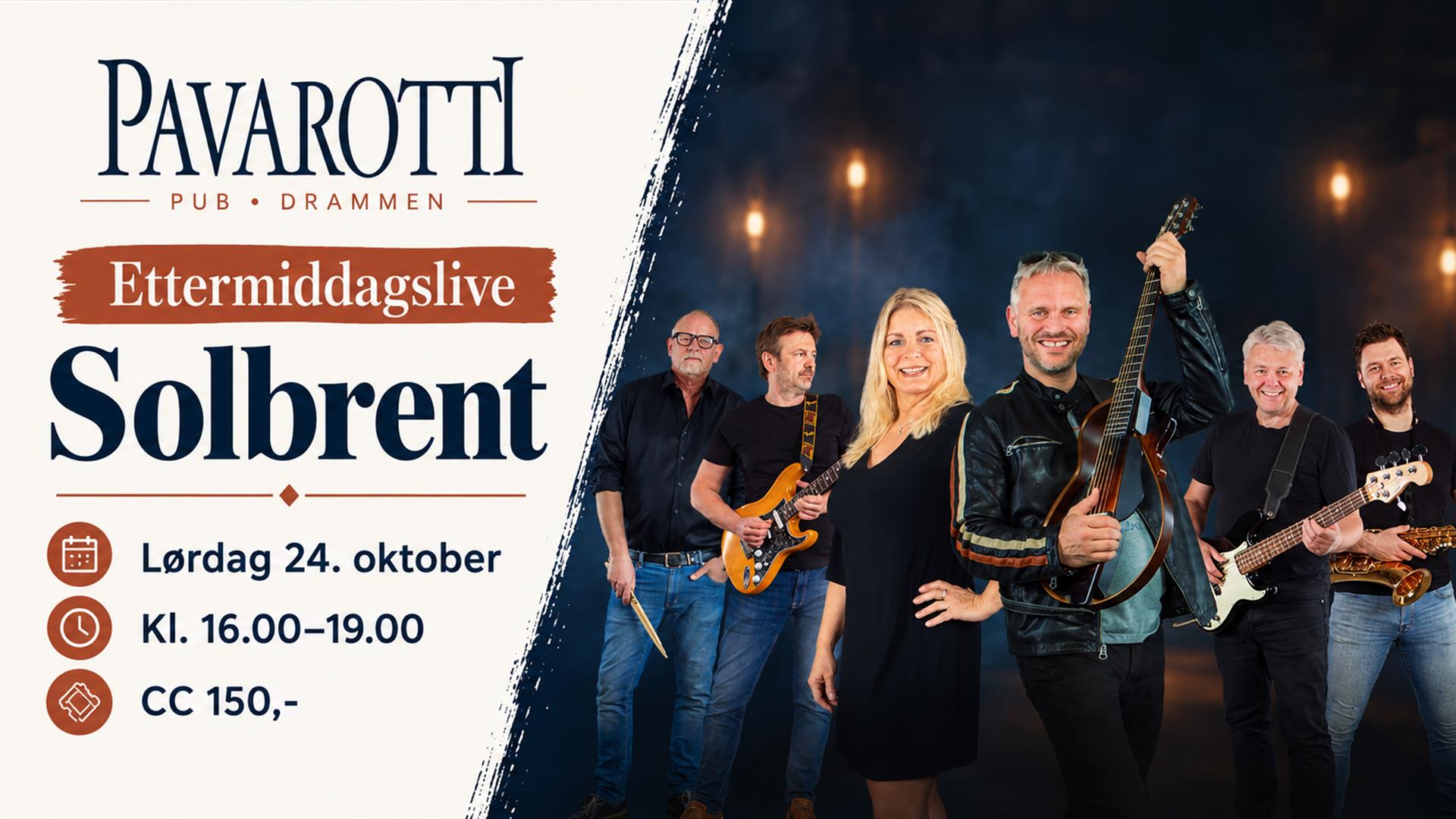 Ettermiddagslive med Solbrent