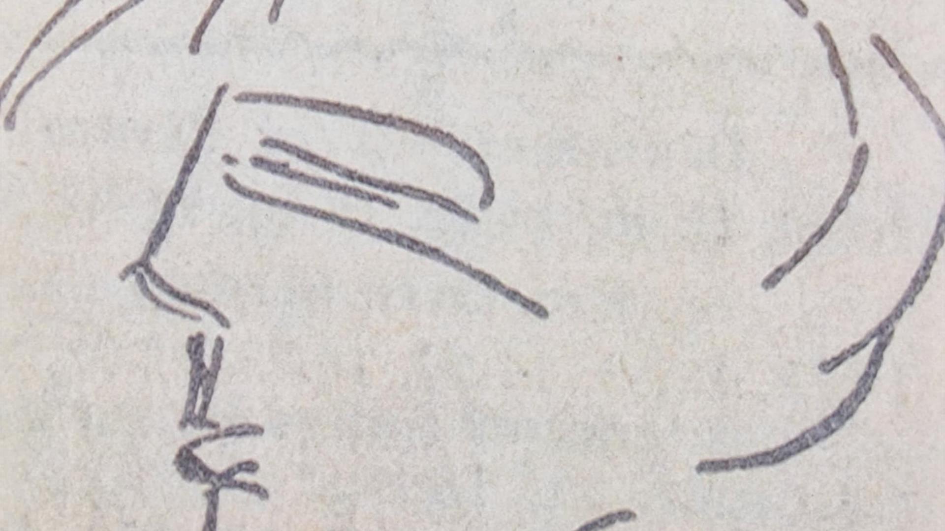 Selvportrett av Wildenvey