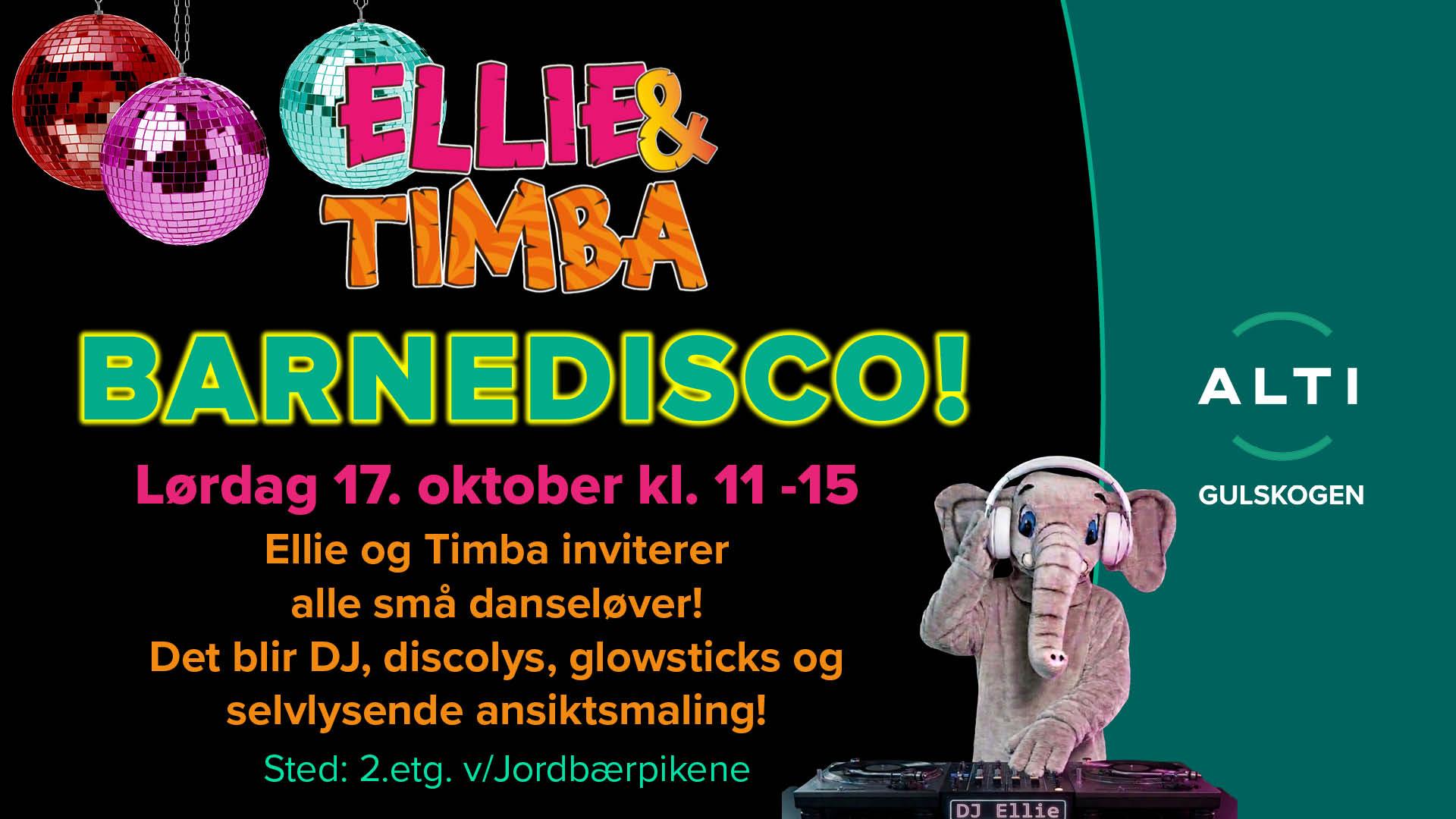 Ellie og Timbas Barnedisco