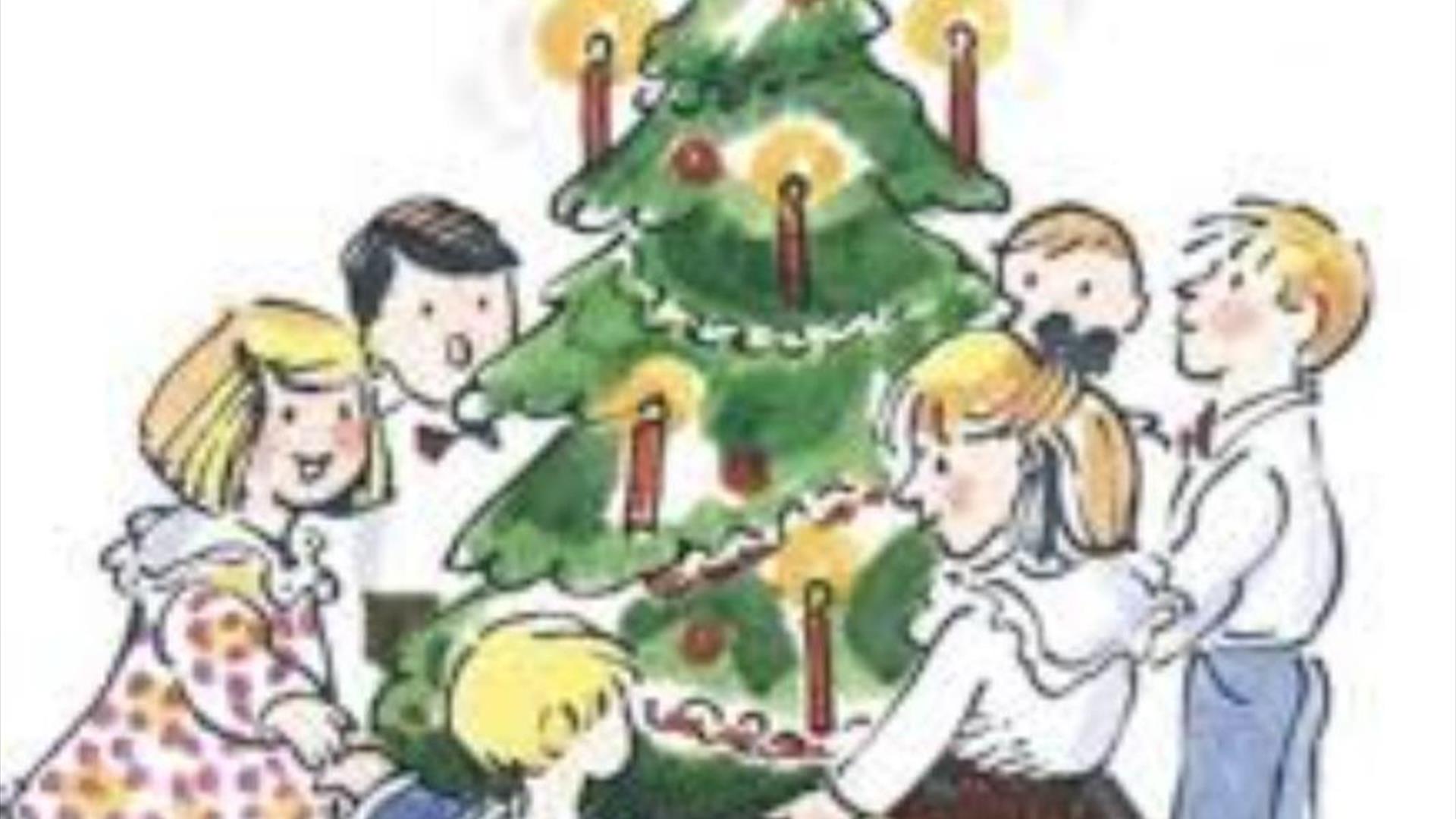 Sang og gang rundt juletreet