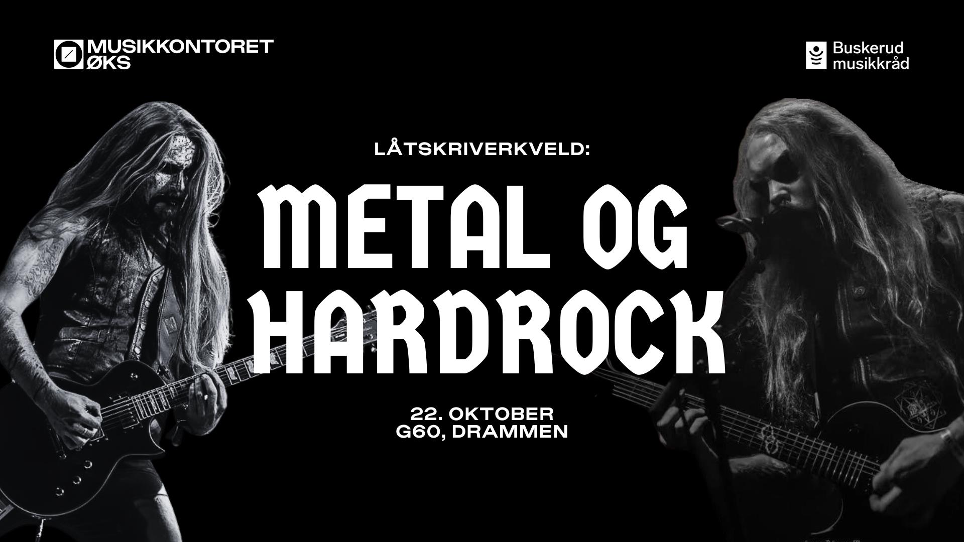 Låtskriverkveld - metal og hardrock