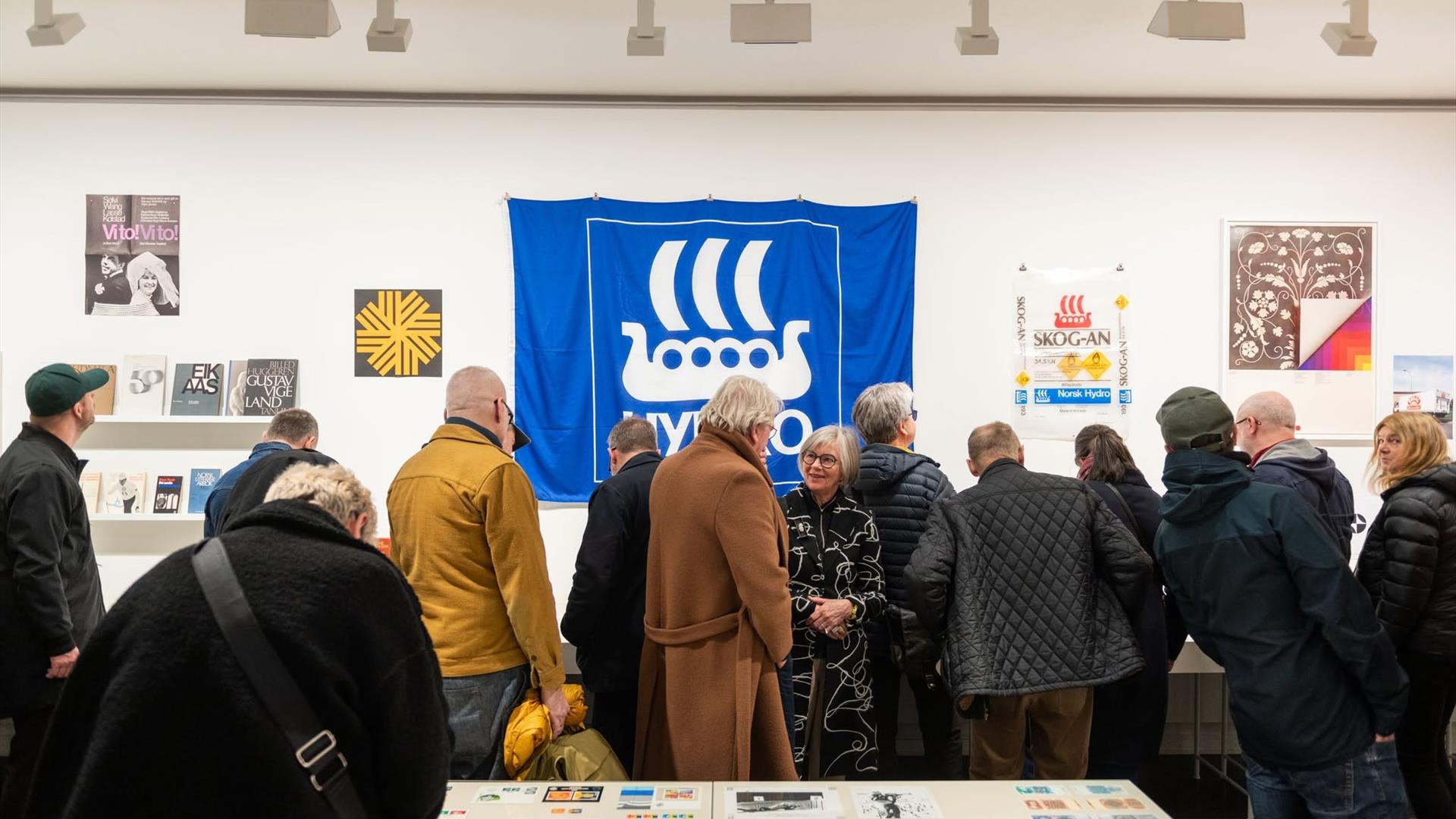 Velkommen til omvisning i utstillingen Leif F. Anisdahl - fra typograf til grafisk designer