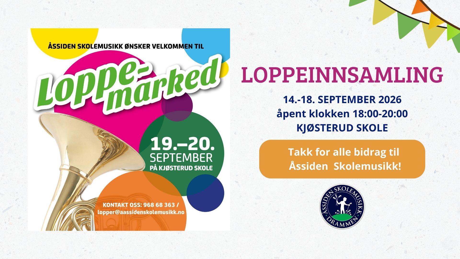 Loppeinnsamling for Åssiden Skolemusikk