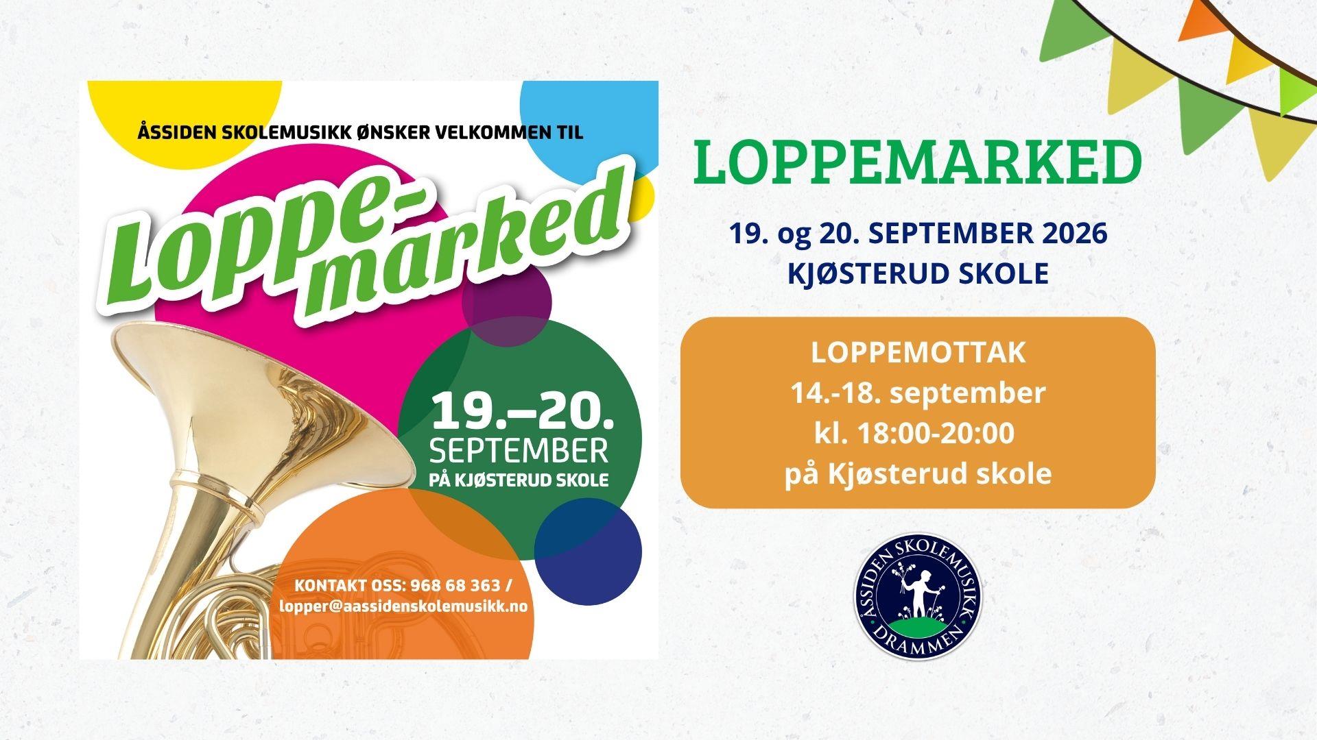 Loppemarked for Åssiden Skolemusikk
